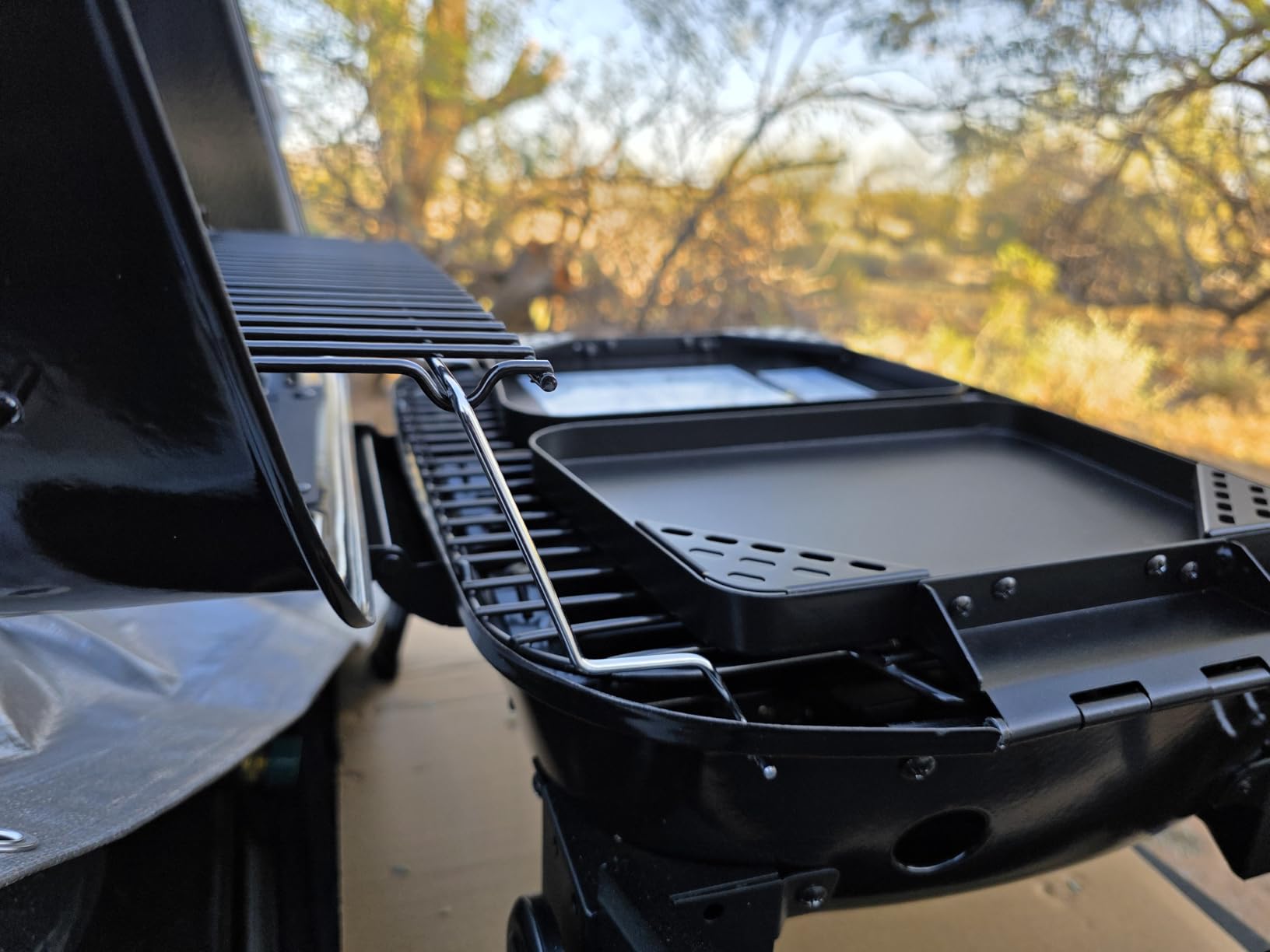 Royal Gourmet GT2005 2-Burner Portable Propane Gas Grill, Black | Foldable Side Tables & Foldable Support Legs | Compact lightweight design | Perfect for travel | Quick setup and use customer photo 2