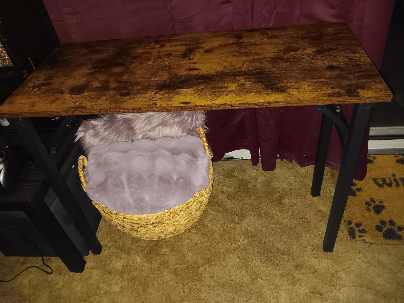TEMI Small Computer Desk Folding Table - 35.8
