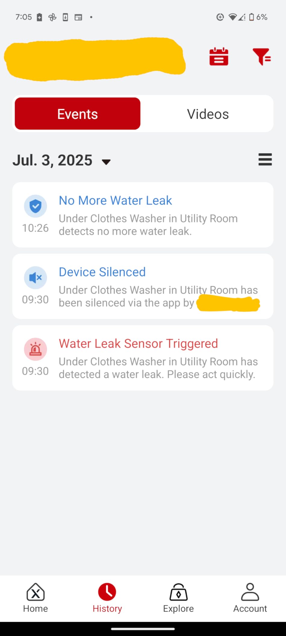X-Sense Ultra-Slim Wi-Fi Water Leak Detector, 4 Sensors + Base, SWS0A41 | 0.7 in Thin Design, Real-Time Alerts, Detects Water as Low as 0.4 mm, 1700 ft Range, Under Appliances & Behind Toilets customer photo 2
