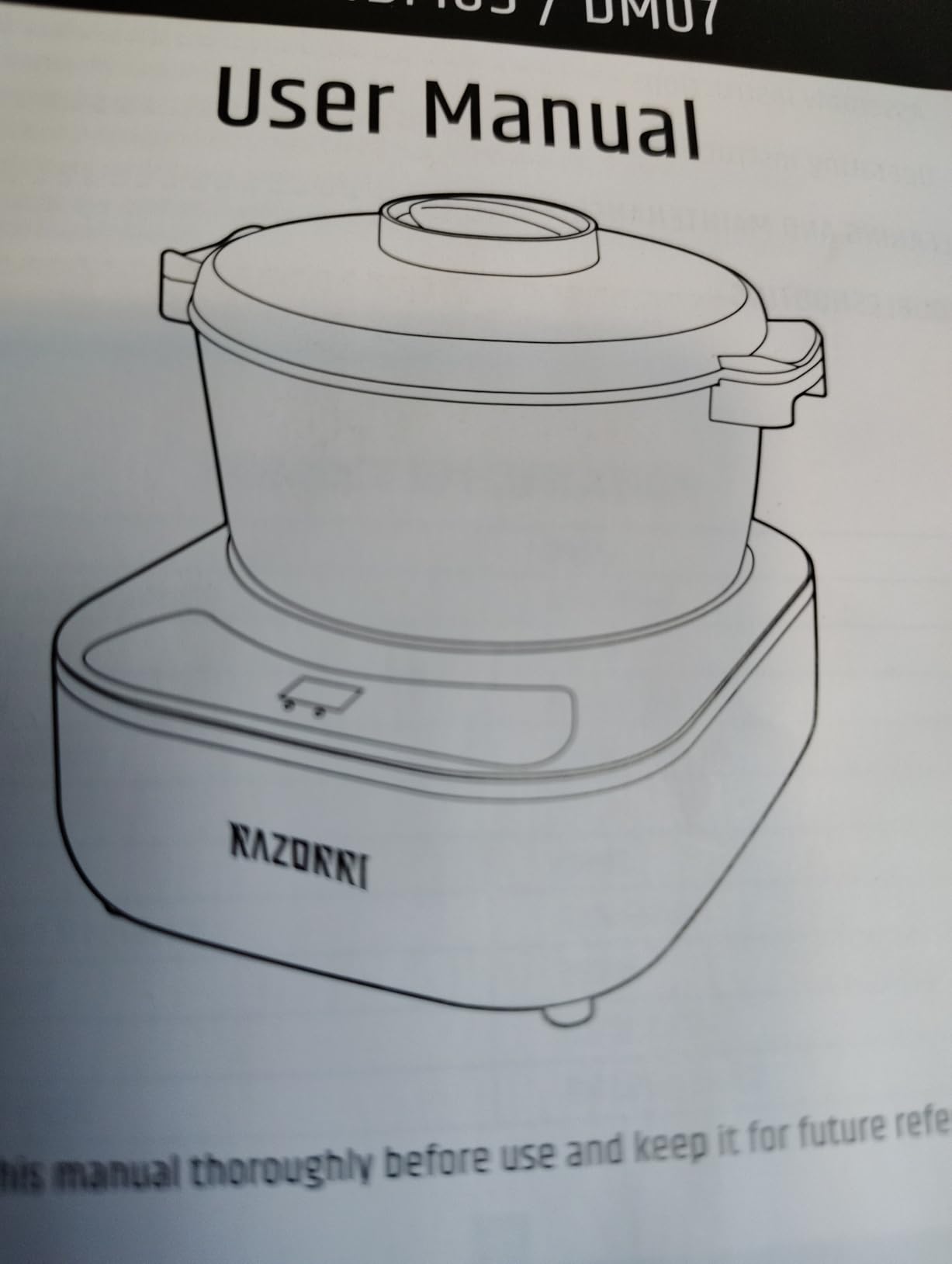 Razorri Electric Dough Maker, 6.5QT Household Dough Mixer with Ferment Function Microcomputer Timing with Stuffing Blade Stainless Steel Bowl for Bread Pizza Noodle customer photo 2