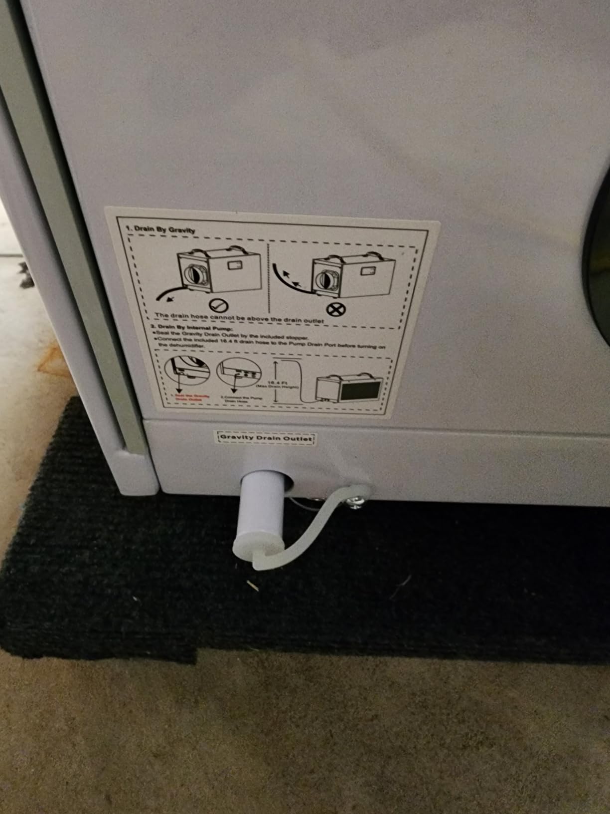 235 Pints Commercial Dehumidifier with Pump for Crawl Space | Auto Defrost | Basement Dehumidifier with Drain Hose, Water Damage Restoration Unit Ideal for large Industrial and Job Sites | Timer customer photo 1