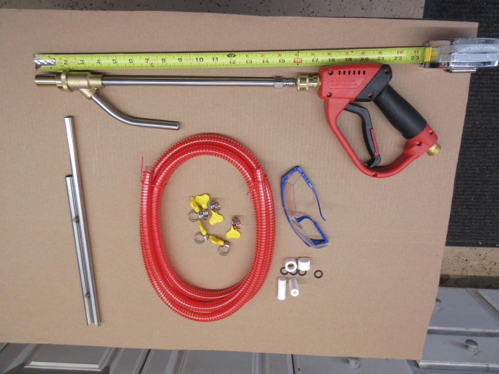 Pressure Washer Sandblaster Kit, 5000 Psi, 1/4