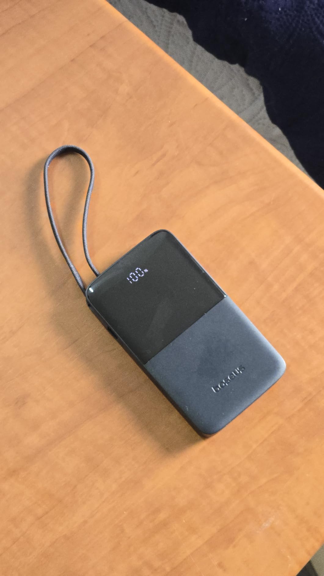 Baseus Portable Charger, 10000mAh Fast Charging Power Bank, 22.5W PD3.0 QC3.0 Battery Pack Built-in USB C Braided Cable, Travel Essentials for iPhone 17 16 15, iPad, S25/S24, Indoor/Outdoor, Travel customer photo 1
