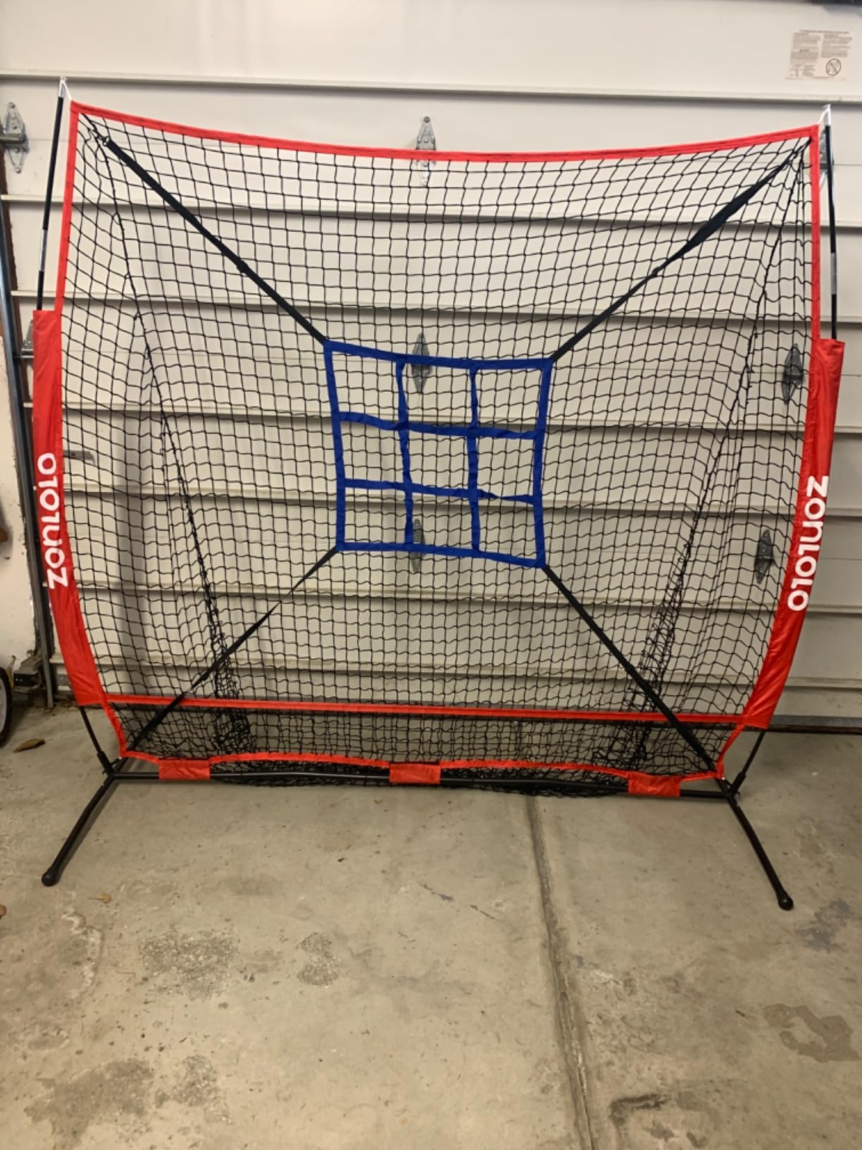Zonlolo 6 x 6 FT Baseball Net with 3 Diffferent Targets, Portable Practice Net for Batting, Hitting, Pitching and Throwing, Compact Package with Small Carrying Bag, Great for Kids customer photo 1