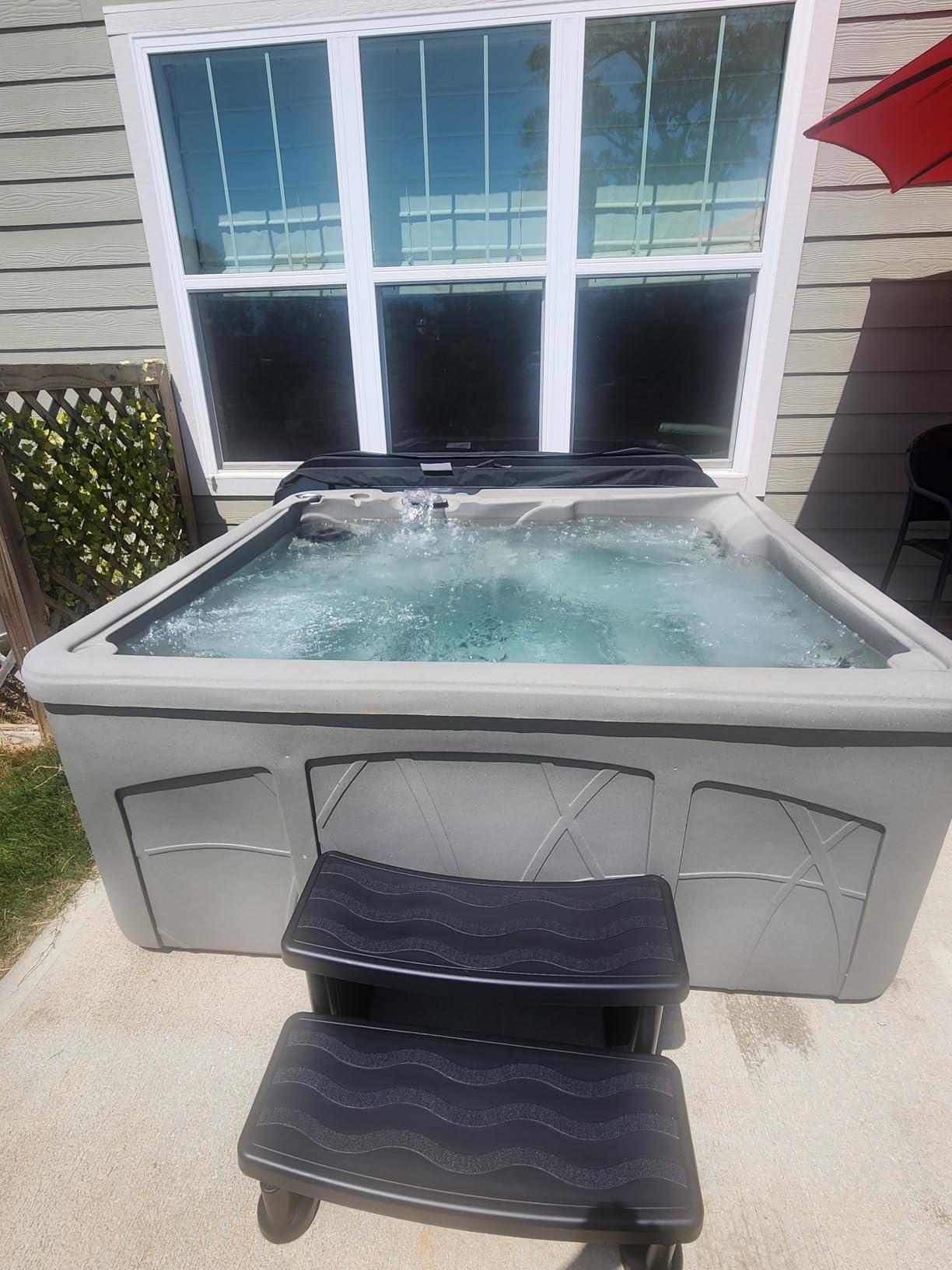 Lifesmart 5-Person Plug & Play 28-Jet Hot Tub Spa and Thermal Cover, Sand customer photo 2
