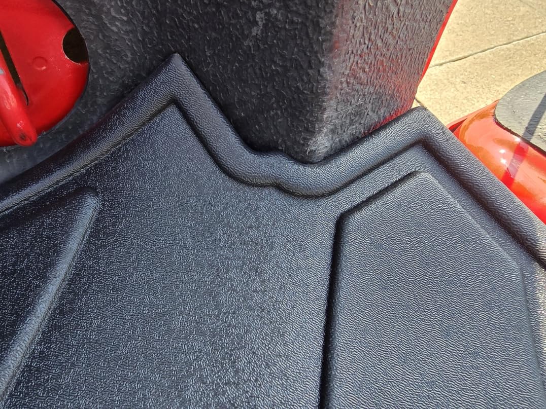 3W Truck Bed Mat for Tesla Cybertruck 2023 2024 2025 | All Weather Protection Waterproof Bed Liner, Custom Fit TPE Pickup Rear Trunk Cargo Mat Tesla Cybertruck Accessories, Black customer photo 1