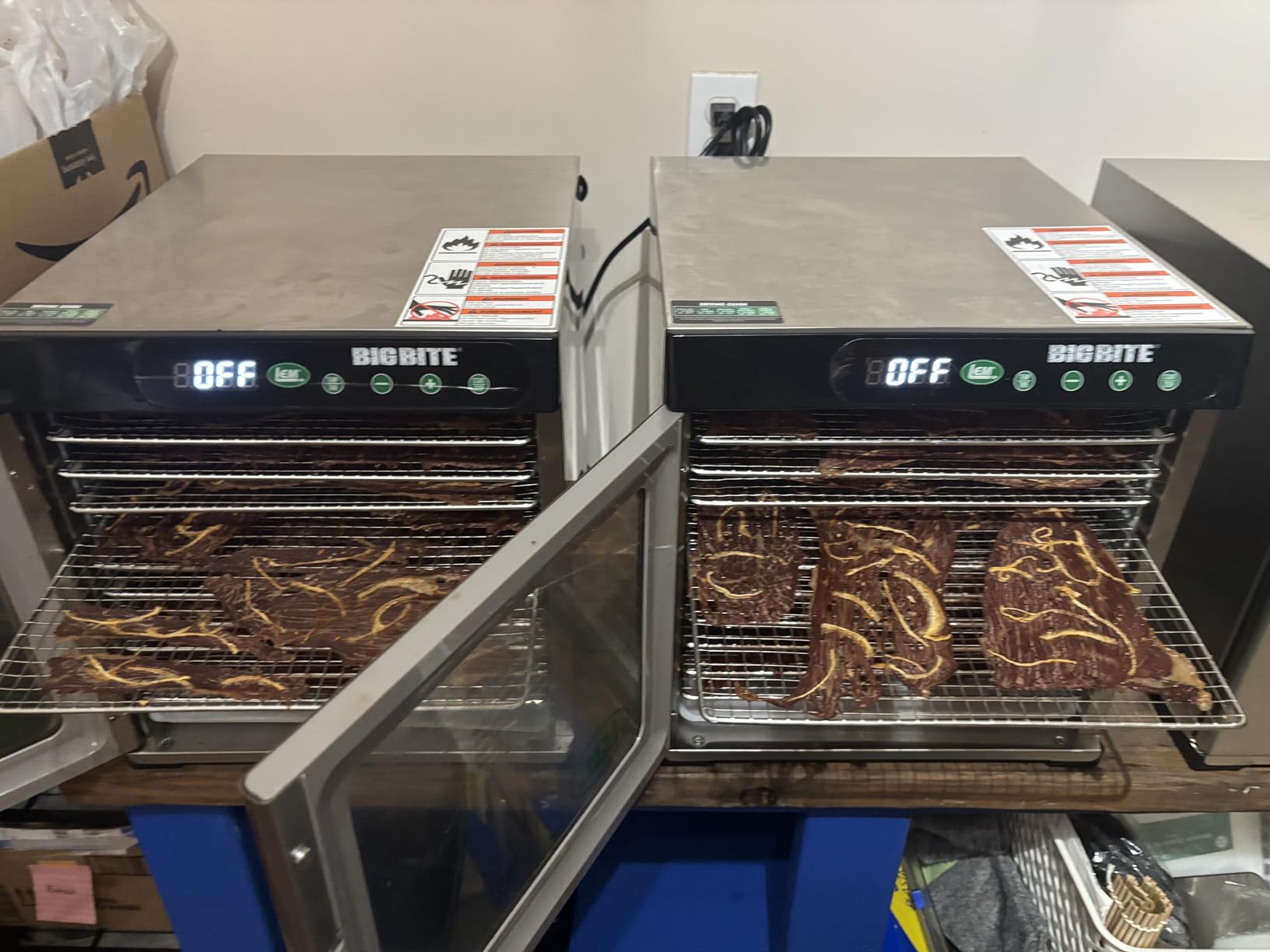 LEM Products BigBite 16-Tray Stainless Steel Dehydrator, Food Dehydrator | Dries Beef Jerky, Meat, Vegetables, and Fruits, Includes Large Food Dryer Machine and 16 Trays, Easy to Use, Silver Design customer photo 2