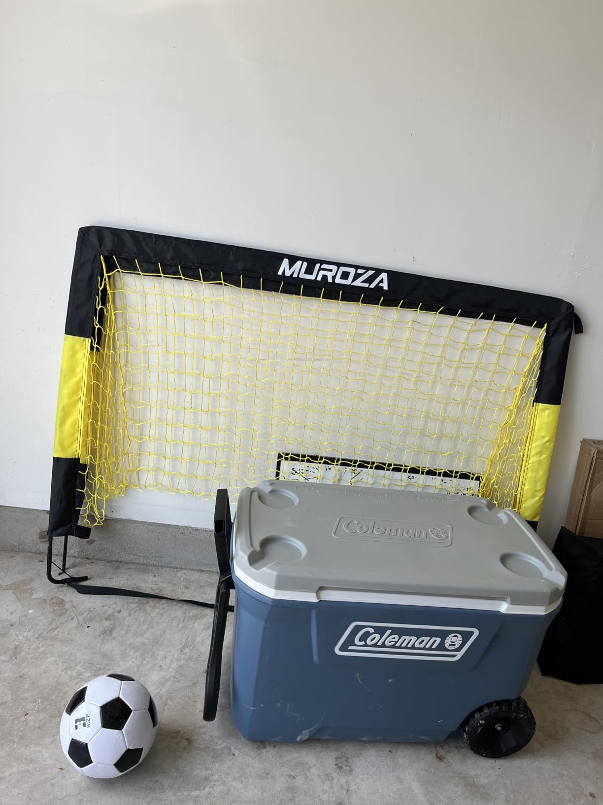 Soccer Goal, Kids Soccer Goals for Backyard Set, 2 Pack of Portable Pop Up Soccer Net with Soccer Ball, Cones, Complete Training Equipment for Youth, Toddler Outdoor Sports Games customer photo 1