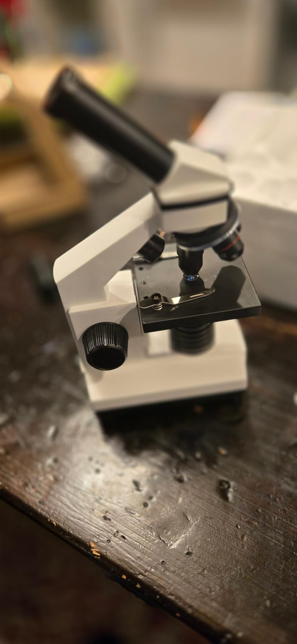 Microscope for Adults Professional: Compound Microscope for Kids 8-12, 100X-2000X Kids Microscope Kit with Prepared Microscope Slides and Covers customer photo 2