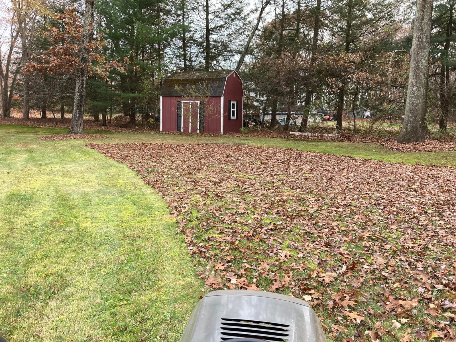 Soft Top Mow-N-Vac Tow Behind Lawn Vacuum, 29 Cu Ft Leaf and Grass Collection System with 208cc Engine customer photo 2
