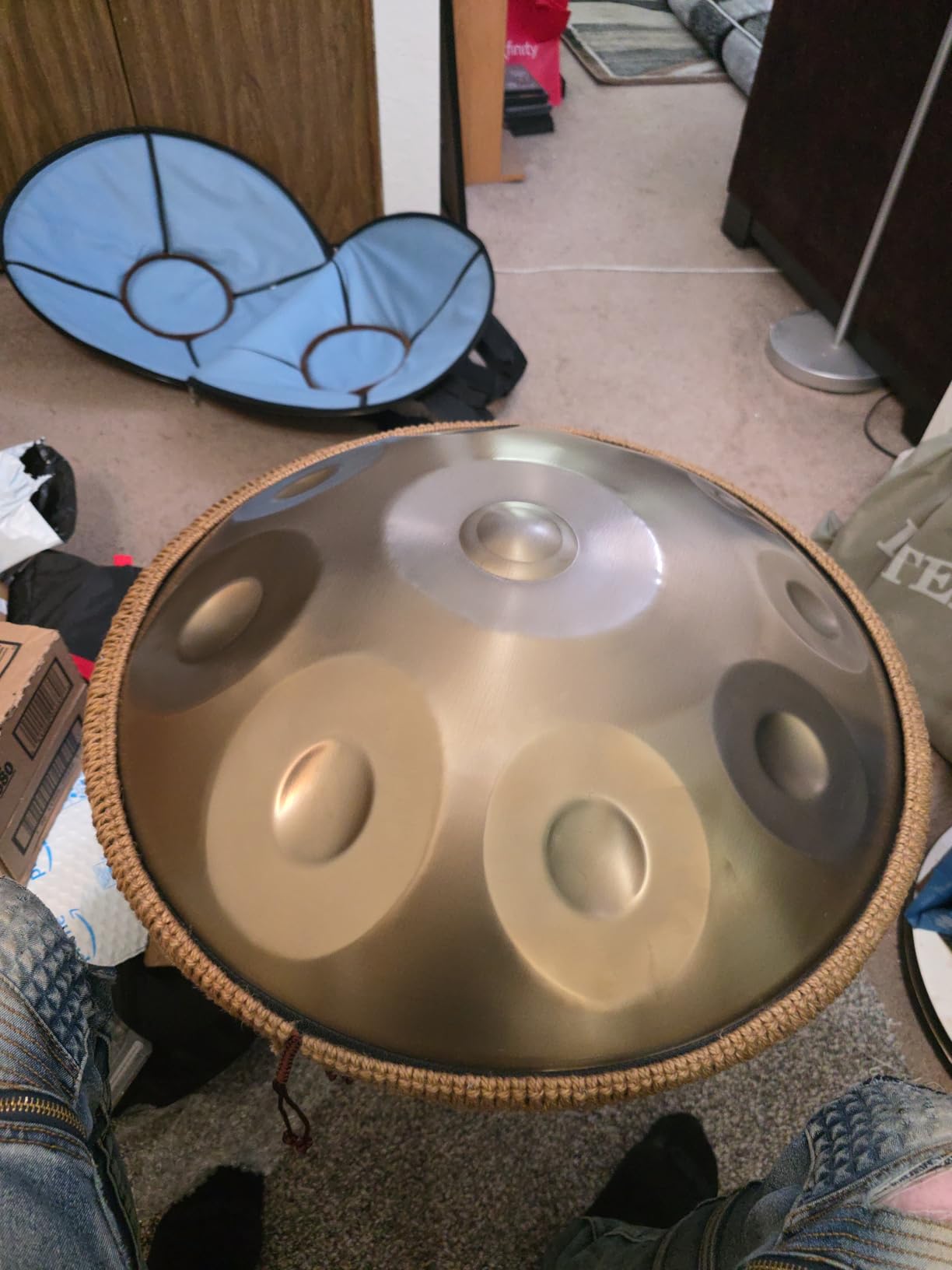 Handpan 22 Inches Drum Set, 440Hz 10 Notes Hand Drum Instrument, Premium Steel Hand Drum customer photo 2
