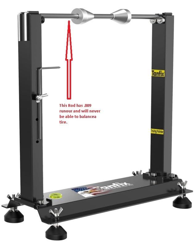 Motorcycle Wheel Balancer for Static and Dynamic Balancing | Tire Balancing Tool with Truing Pointer for Most Motorcycles，Off-Road Bikes and Sport Bikes customer photo 1