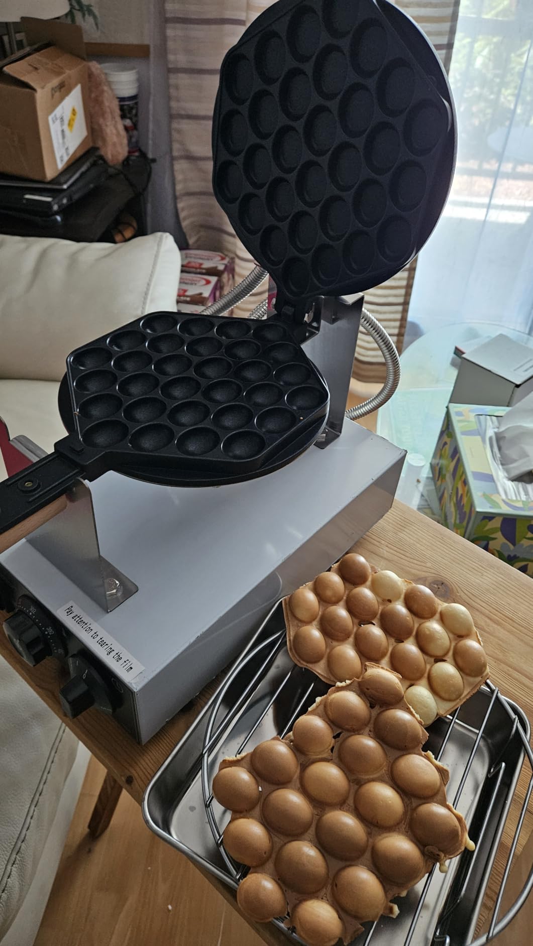VEVOR Commercial Waffle Maker 2 Pcs, Electric Stainless Steel | Crepe/Bubble Waffle/Pancake Maker, Temp Control 122-482℉, Electric Ice Cream Cone Maker, Restaurant Bakery Snack Bar Family customer photo 1