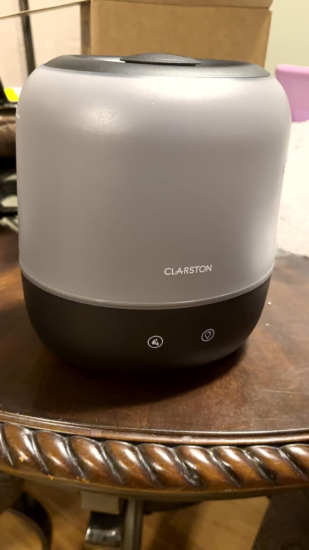 Clarston Humidifiers for Bedroom, 2L Cool Mist Humidifier, 24dB Quiet Sleep | 25H Runtime, Easy to Top Fill & Clean, Humidification for Baby Nursery & Plant, 360° Nozzle for Large Room, Nightlight,No BPA customer photo 2