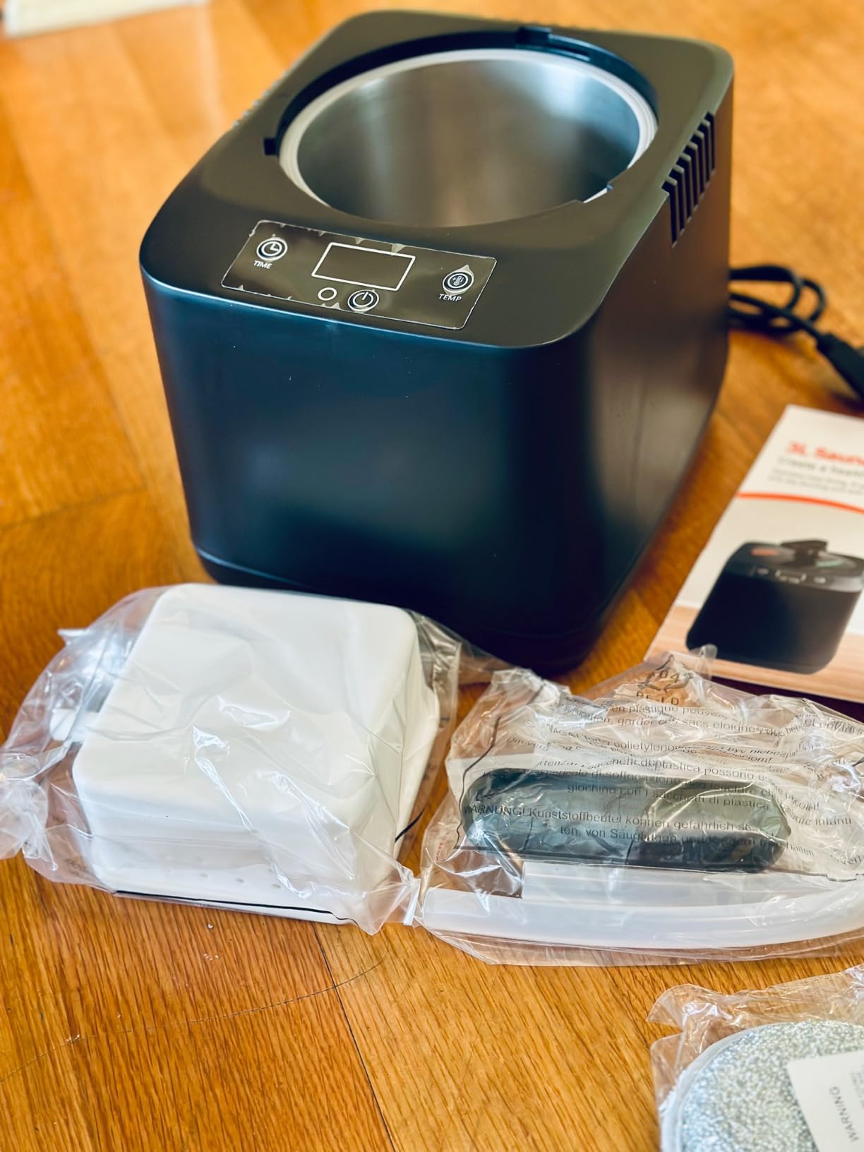Portable Sauna Steamer Machine, 3L 1200W Steam Generator With Remote | 9 Levels And 120 MIN Timer Provide Flexible Steam Control For Home Sauna Use, Creating A Convenient Spa Experience. customer photo 2