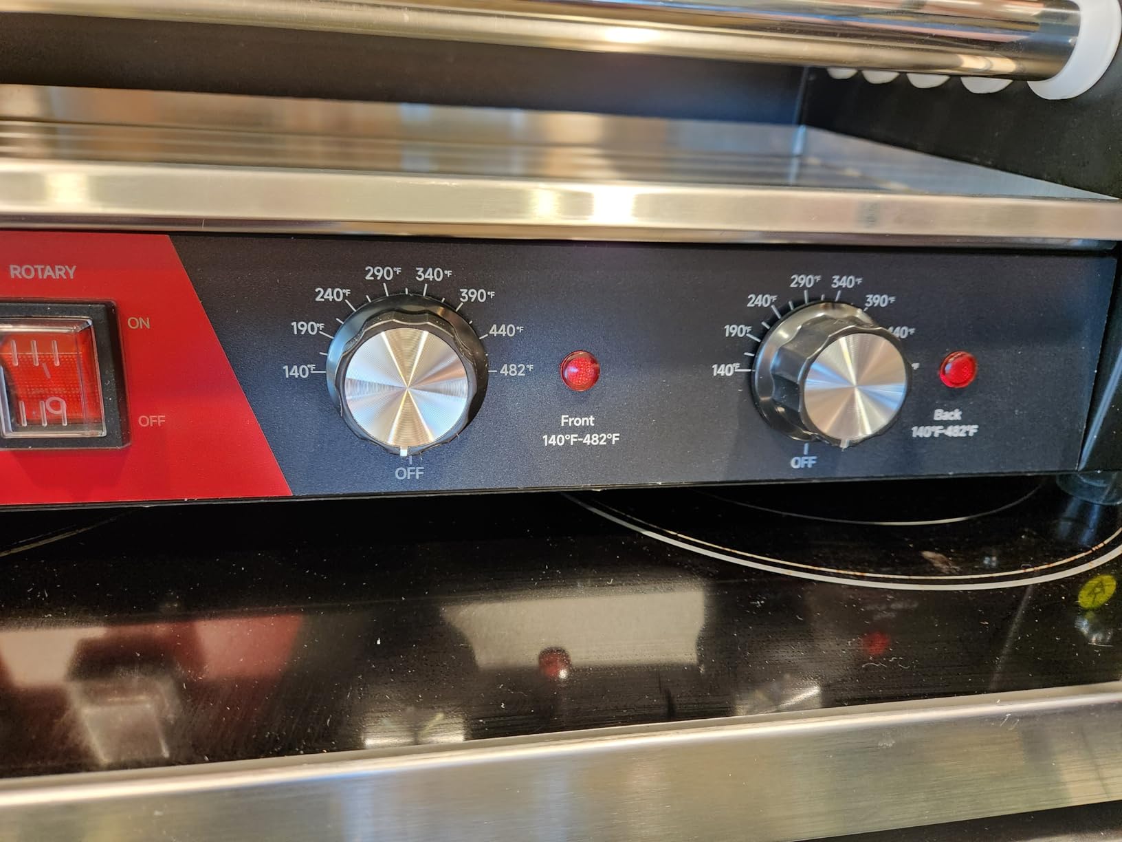 1650W Commercial Hot Dog Rollers Machine, 11 Rollers 30 Hotdog Roller Grill | Stainless Steel Hot Dog Machine With Dust Cover, Dual Temp Control Bun Warmer Shelf Removable Drip Tray customer photo 2