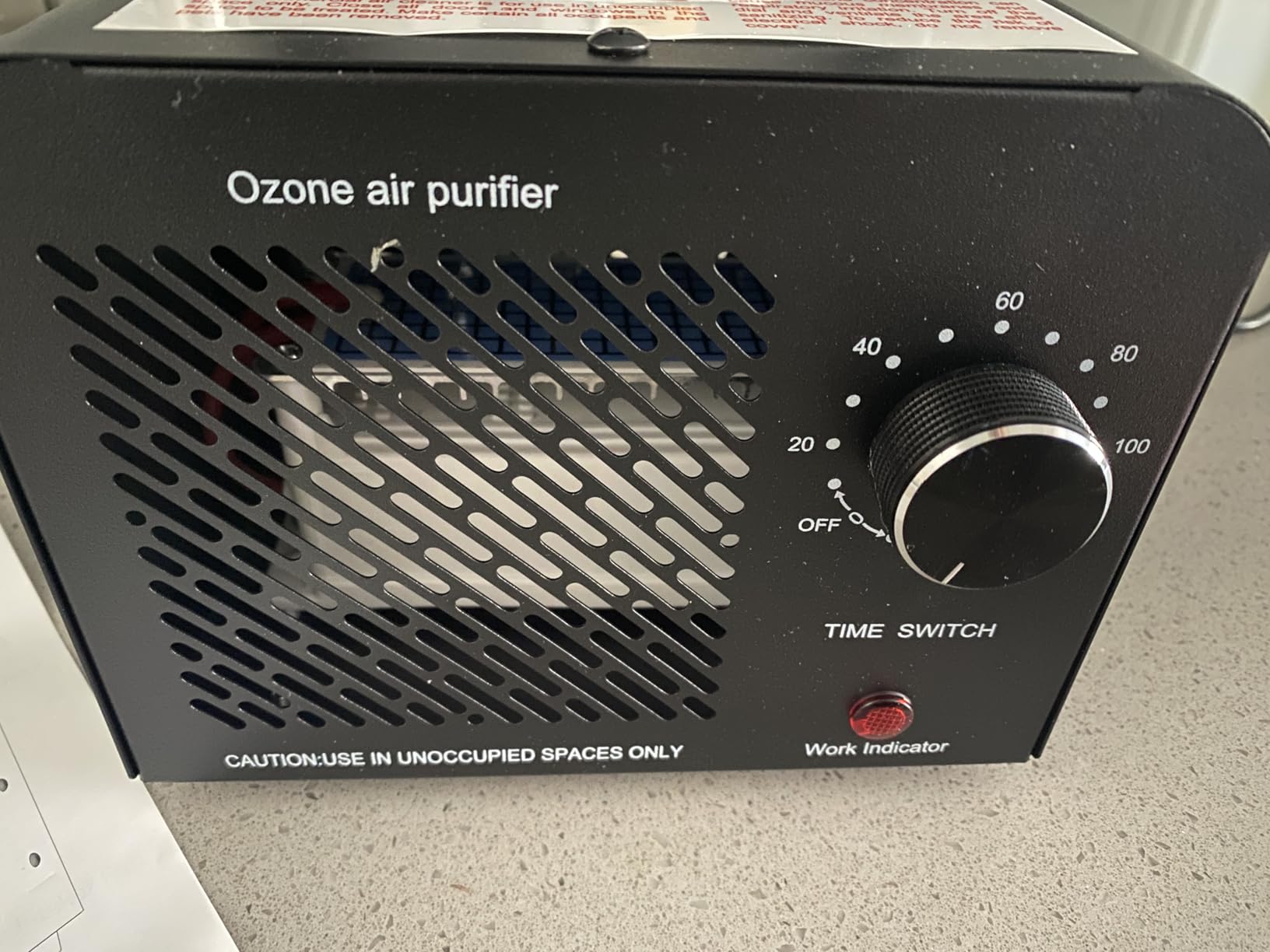 Hadlook Ozone Generator 48,000mg, Ozone Machine Odor Removal, O3 Ionizer customer photo 2