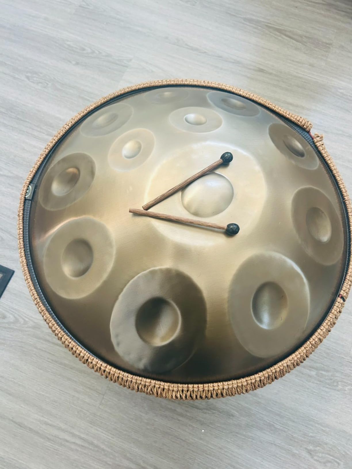 Handpan Drum - 22-Inch 9-Note D Kurd 440Hz - Hand Tuning Handpan customer photo 1