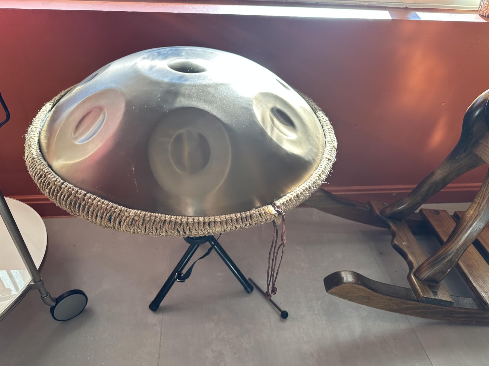 Handpan Drum - 22-Inch 9-Note D Kurd 440Hz - Hand Tuning Handpan customer photo 2