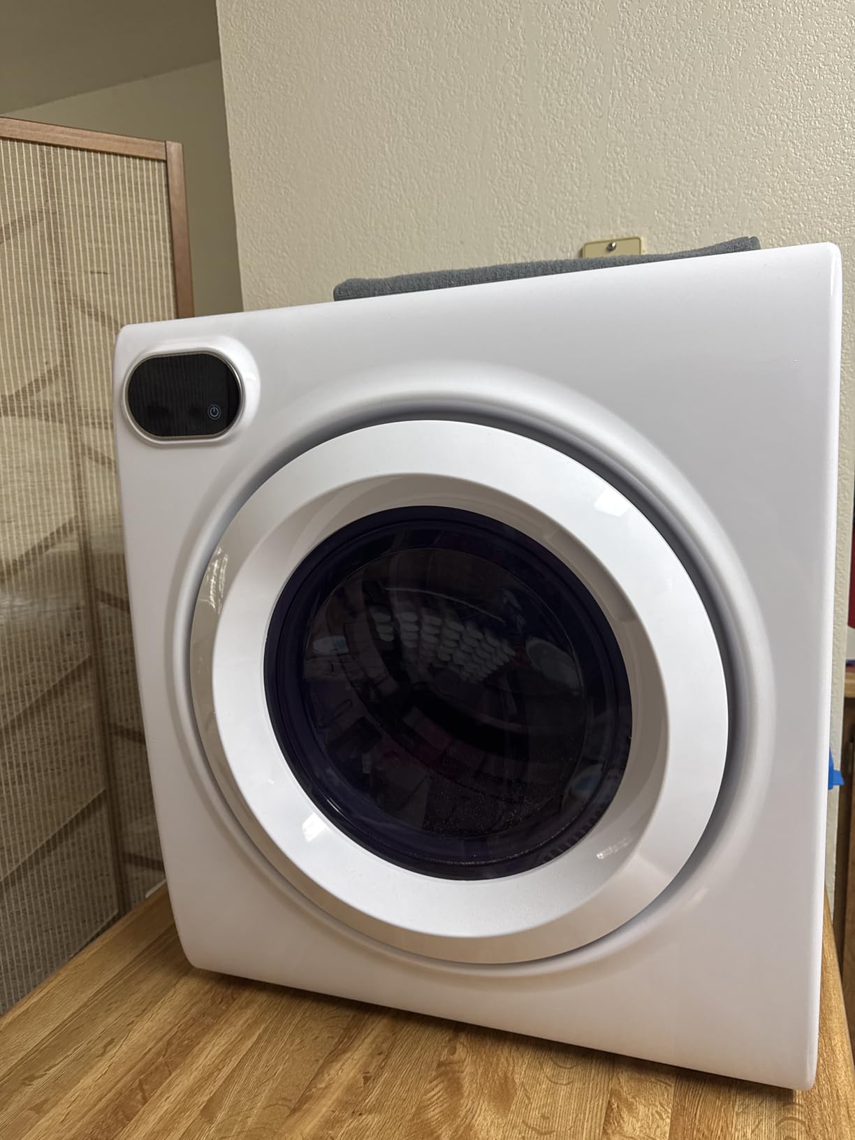 Euhomy 2.65 Cu. Ft. Portable Dryer for Clothes, 1400W Dryer with LCD Panel | 120V Electric Clothes Dryer with 4 Functions, Dryer Machine with Stainless Steel Drum, Small Dryers for Laundry, Apartments customer photo 2
