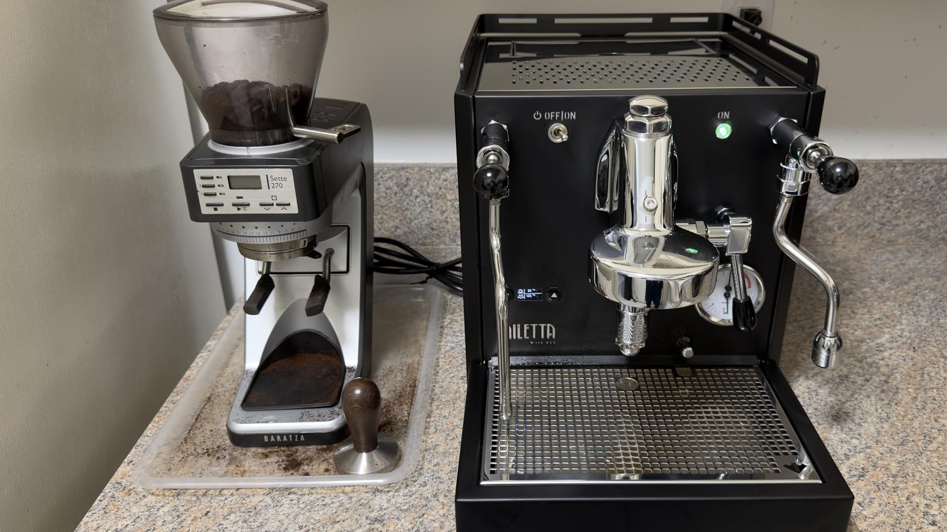 Diletta Alto Espresso Machine | Dual Boiler | PID | Shot Timer | Adjustable OPV (Stainless Steel) customer photo 1