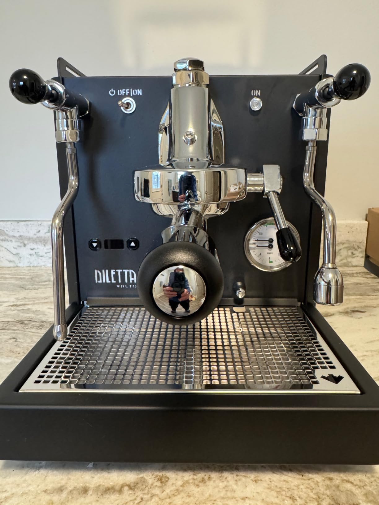 Diletta Alto Espresso Machine | Dual Boiler | PID | Shot Timer | Adjustable OPV (Stainless Steel) customer photo 2
