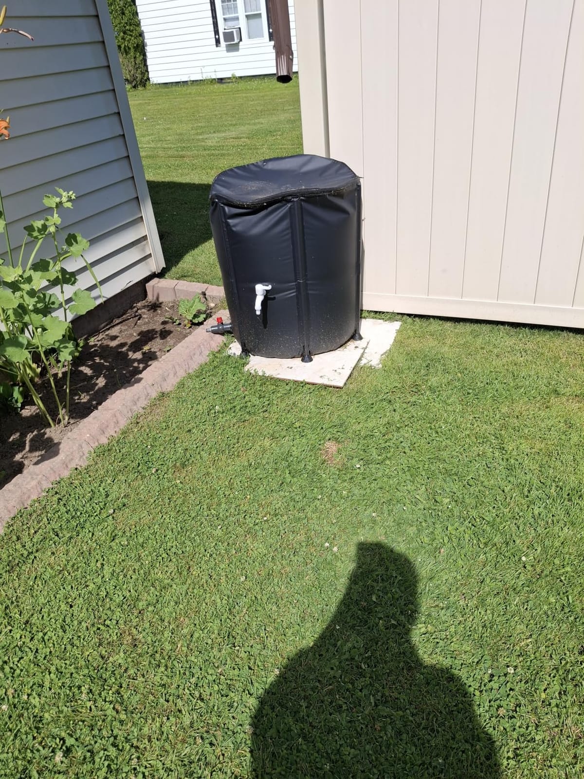 Collapsible Rain Barrel Water Storage Containers-53 Gallon Portable Rainwater Collect System Water Tank to Collect Rainwater from Gutter Downspout Water Catcher with Spigots,Filter&Overflow Kits customer photo 2