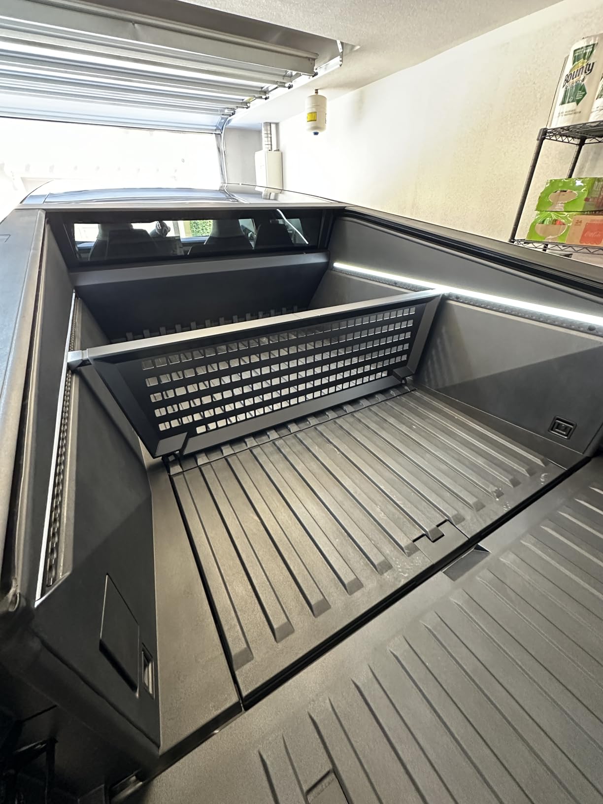 Truck Bed Divider for Tesla Cybetruck Accessories 2023-2026, Adjustable Cargo Dividers Aluminum Modular Storage Organizer Molle Panels for Camping, Off-Road (NOT for 2026 Dual Motor AWD) customer photo 2