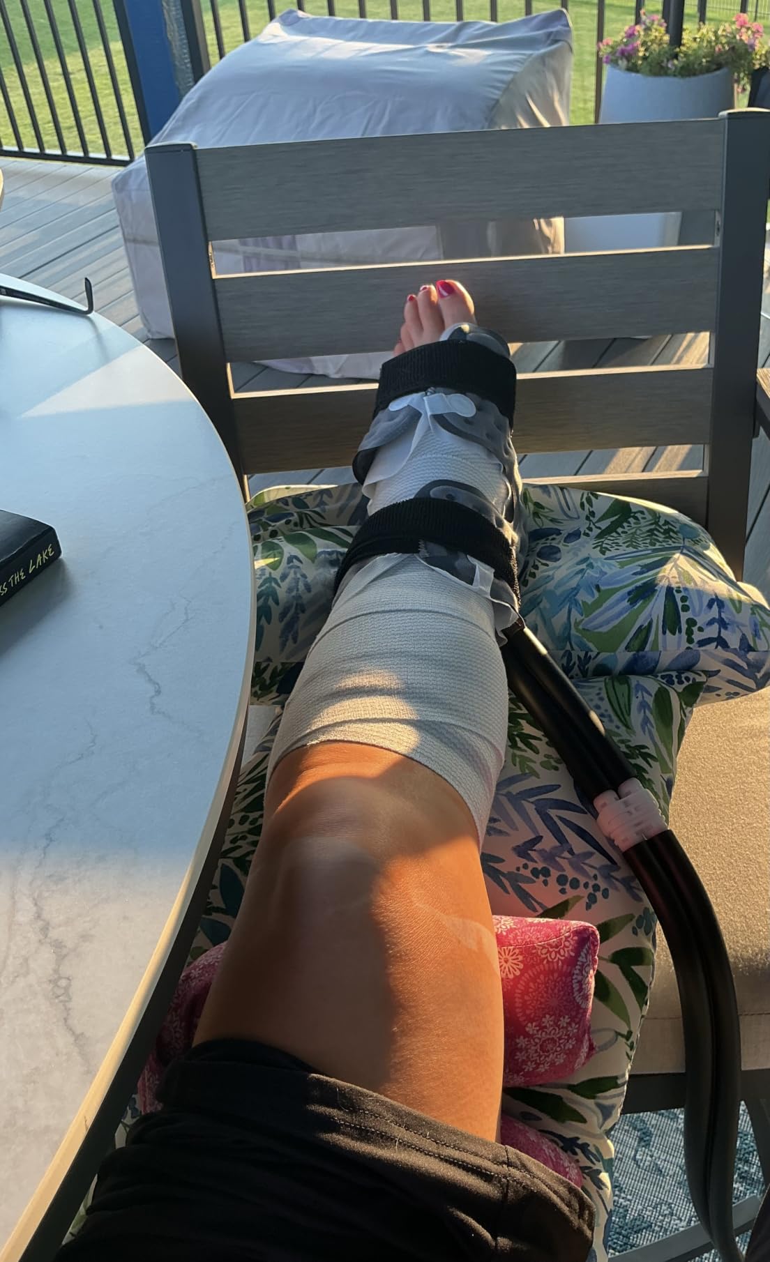 ICYTHRP Programmable Timer Ice Machine for Knee After Surgery w/Quiet Pump | FSA Eligible HSA, Portable Cold Therapy Machine, Programmable Recovery System for ACL, TKR & Sports Training w/ Universal Pad customer photo 2