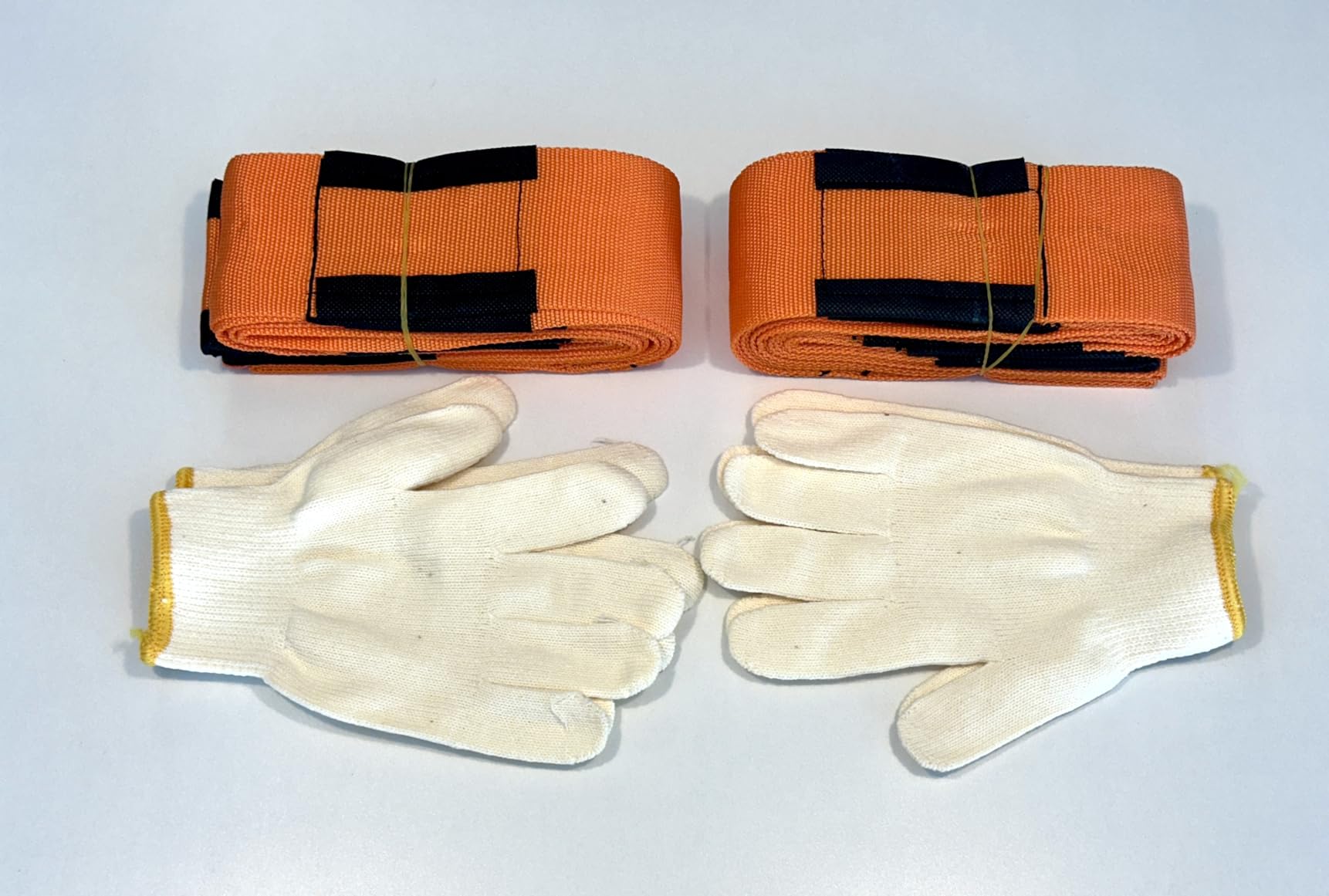 Moving Straps Upgrade Width, 2-Person Lifting and Moving System with Cotton Gloves, Lifting Wrist Straps for Moving Appliances, Furniture, Support up to 800lbs customer photo 2