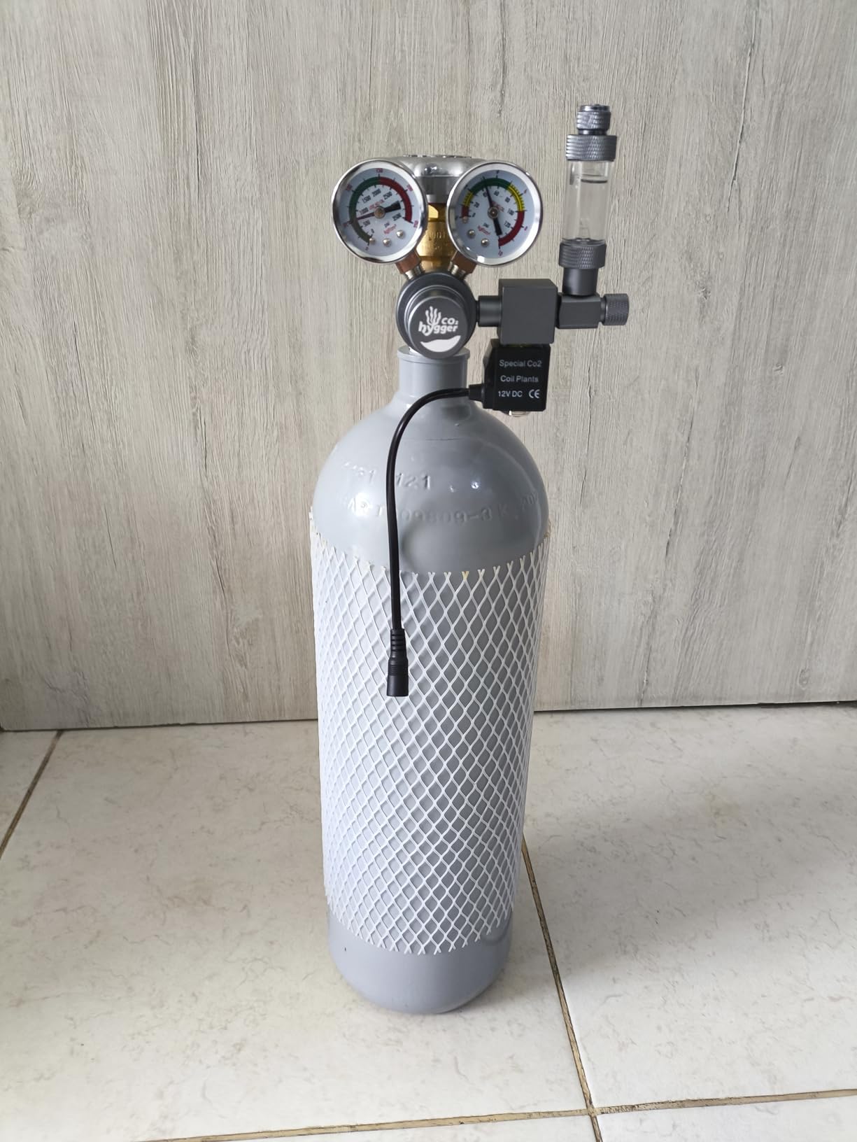 Aquarium Regulator with Dual Pressure Gauges, 12V DC Solenoid Valve, Bubble Counter & Check Valve - Precise Display for Aquatic Plant CO2 System customer photo 1