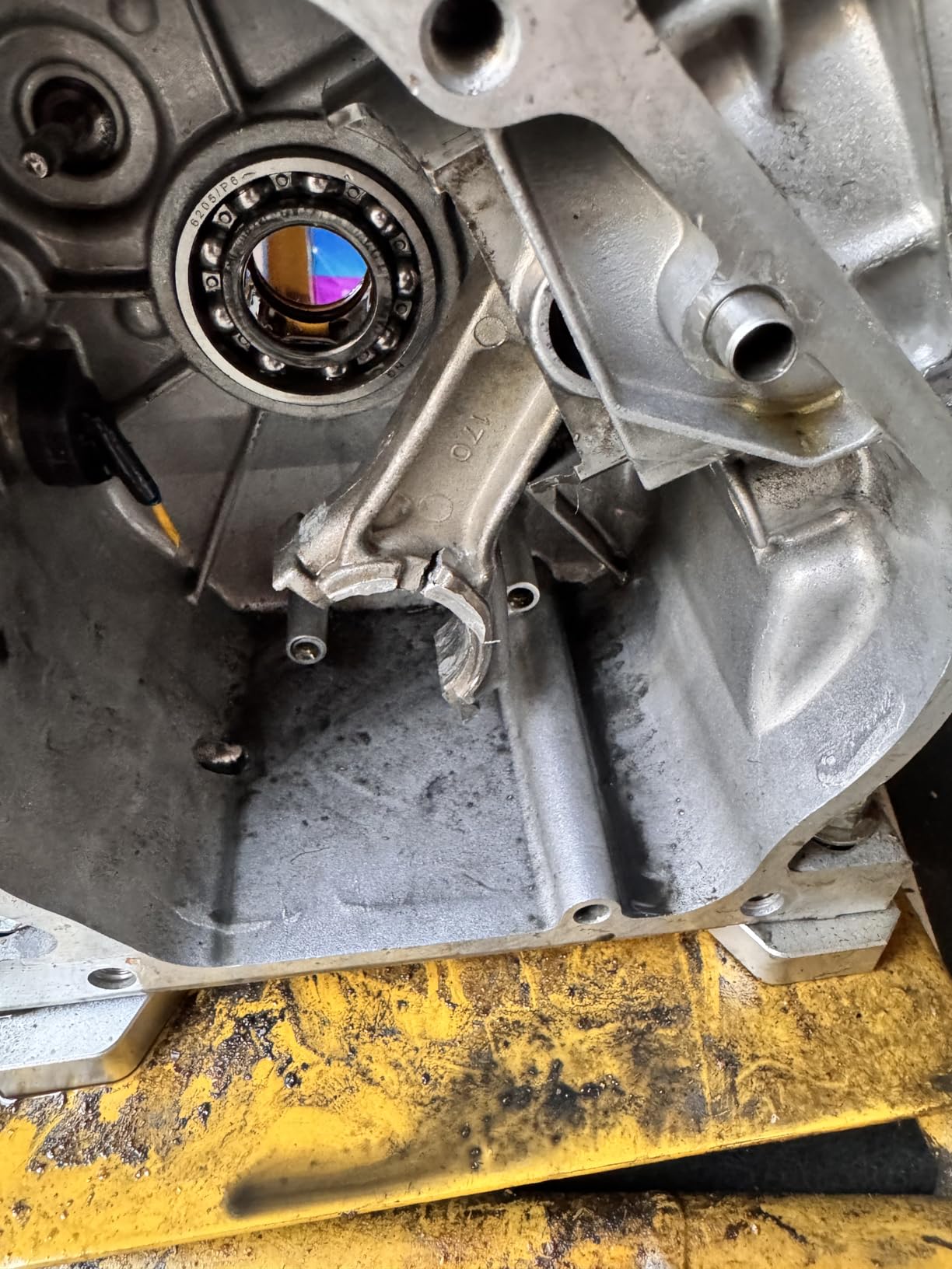 4-Stroke Gas Engine Motor, 212cc 7.5HP Kart Engine Pull Start Mini Bike Engine Motor with Air Cooling System and Air Filter, Portable Low Noise Single Cylinder Air Cooled Motor (Black) customer photo 2
