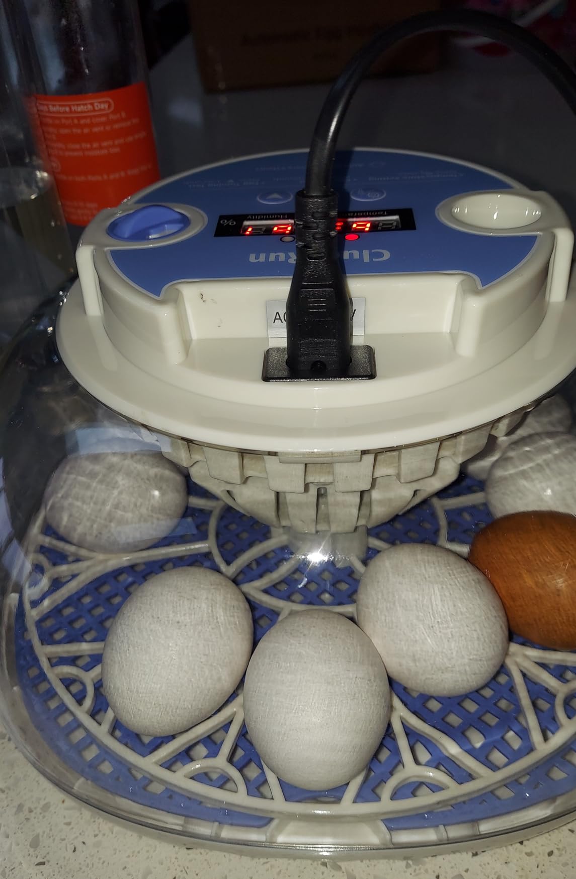 12 Egg Incubators for Hatching Eggs, Auto Turning, Temp & Humidity Control, Auto Egg Turning, Auto Water Refill, 360° Viewing Window, Built-in Egg Candler & Air Vents customer photo 1