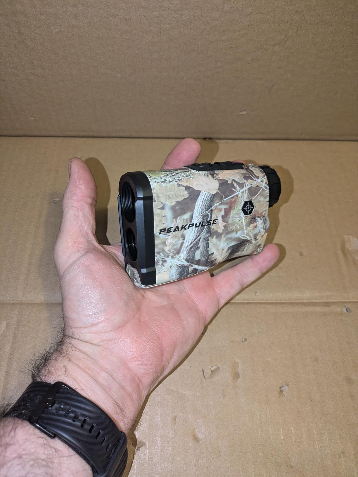 PEAKPULSE Hunting Range Finder 1400Yds - 6X Zoom, Angle Compensation, IP54 Waterproof for Deer & Bow Hunter customer photo 1