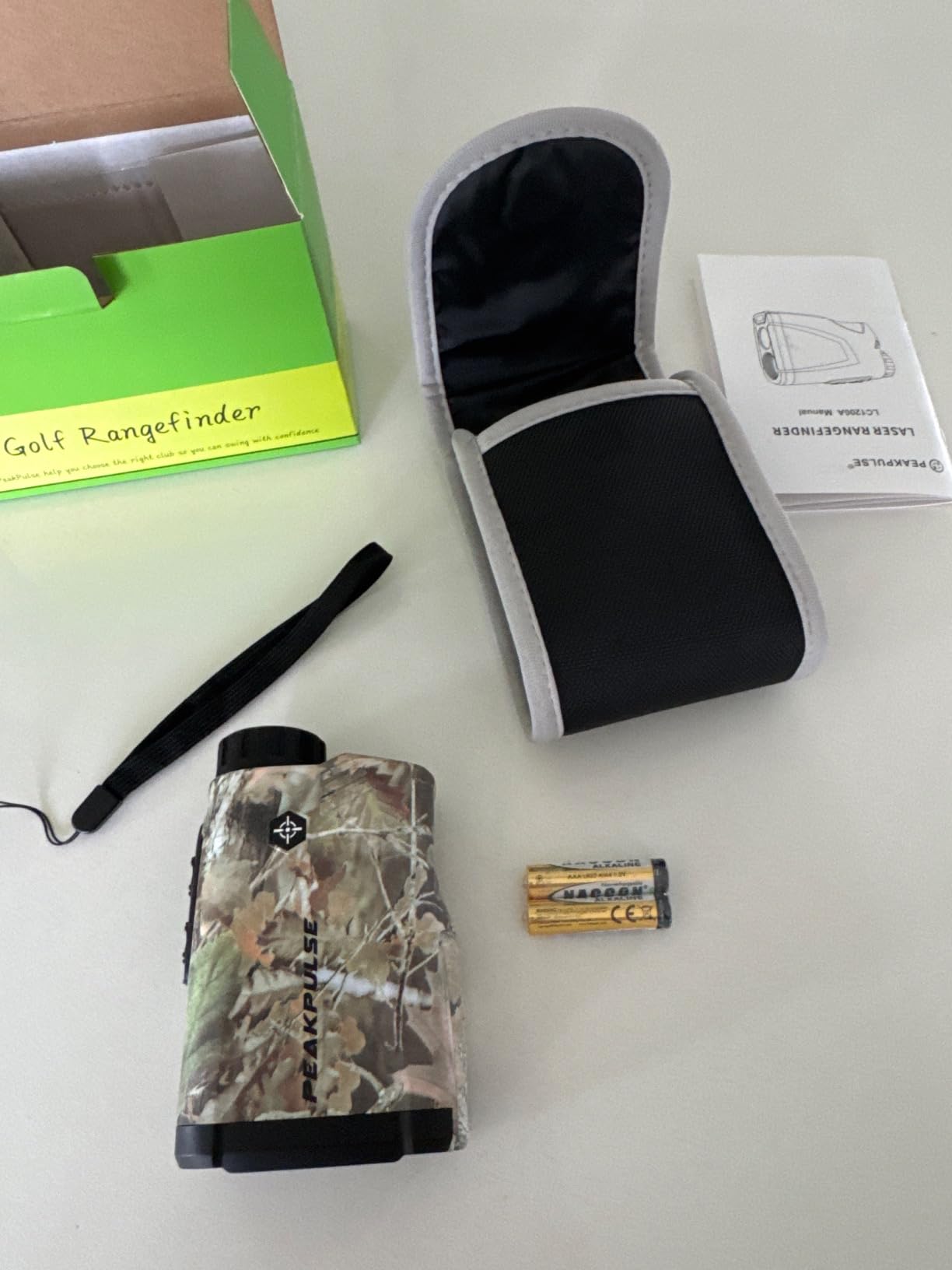 PEAKPULSE Hunting Range Finder 1400Yds - 6X Zoom, Angle Compensation, IP54 Waterproof for Deer & Bow Hunter customer photo 2