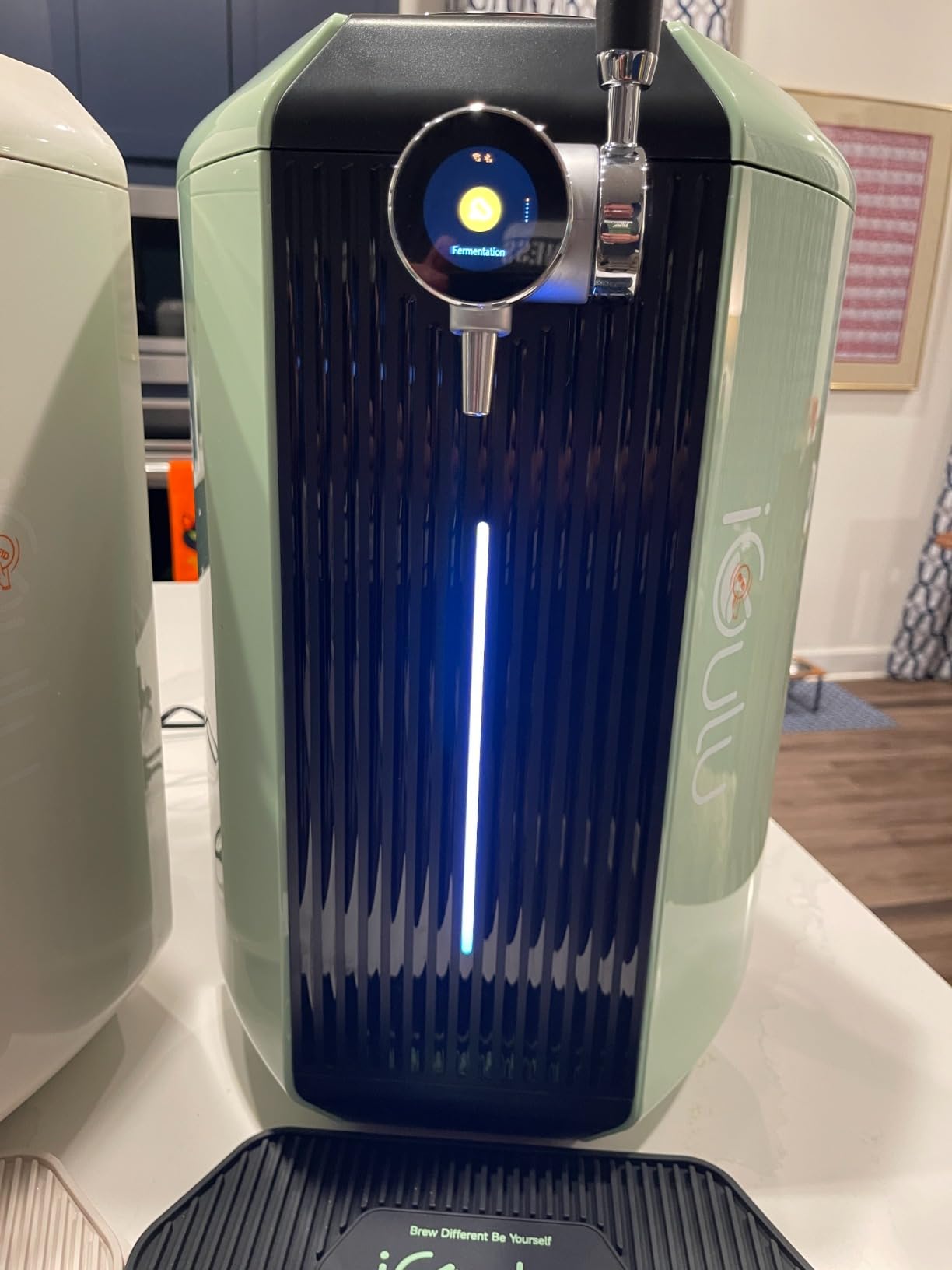 iGulu F1 Automated Home Brewer, Fermentech Control 3.8L - 35°F-104°F Temp, 24 psi Pressure, Crafts Beer, Kombucha, Cider, Wine, Smart System for Beginners & Experts (Creamy White) customer photo 2