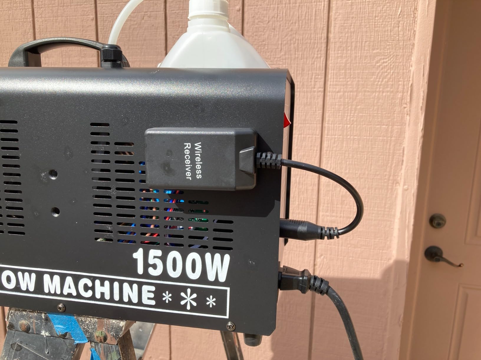 800W Snow Machine for Outdoor Indoor Remote Control | 2400 CFM Output, 50ft Wireless + Wired Remote, 500ml Tank, No Preheating Required, For Wedding DJ Stage Party Club Performance customer photo 2