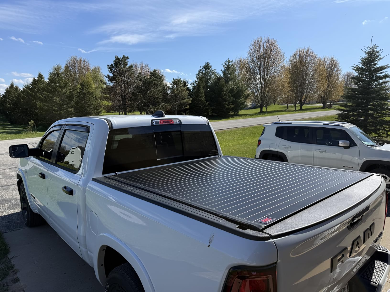 Rough Country Hard Roll-Up Tonneau Cover for Ram 1500 (2019-2026) & TRX (2021-2024) - Aluminum Truck Bed Cover, Fits 5'7 Bed customer photo 1