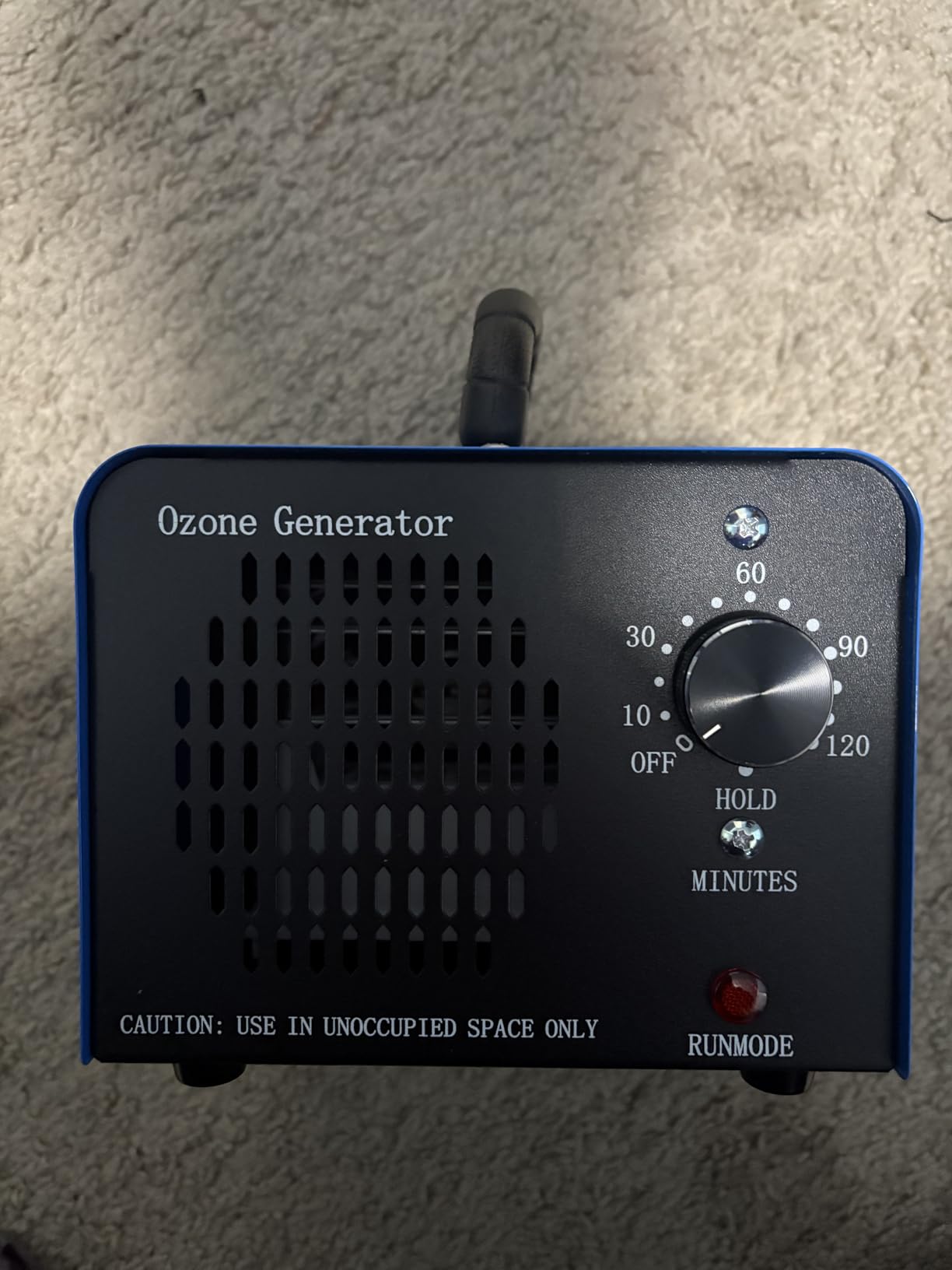 Ozone Generator Machine 200,000mg/h, High Capacity Ozone Odor Eliminator Removal Air Purifier for Home Car Pet & Basement Odor, Suitable for Spaces up to 7,000 Square Feet, Blue customer photo 1