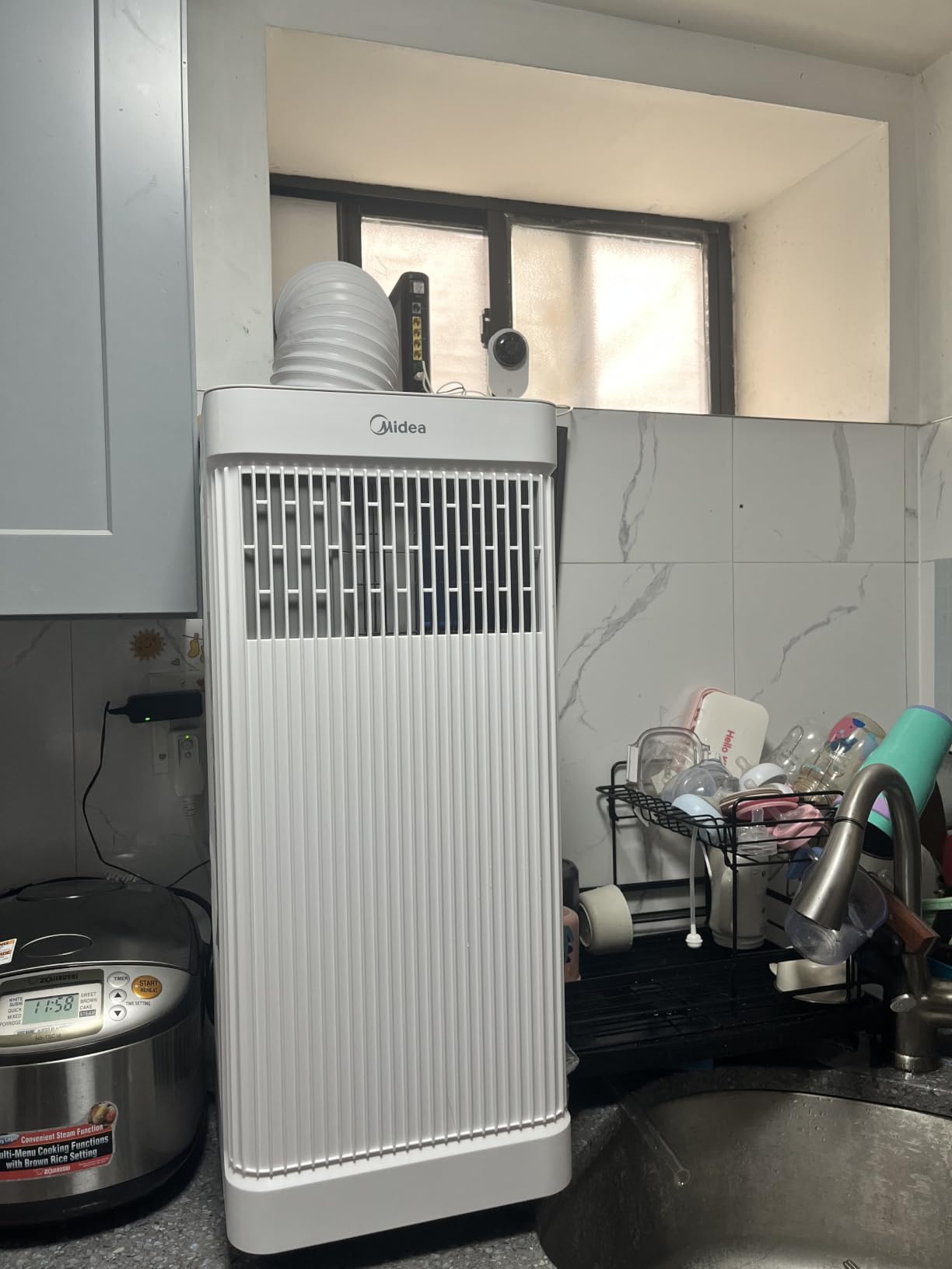Midea 8,500 BTU ASHRAE Portable Air Conditioner, Cools up to 150 Sq. Ft. customer photo 2