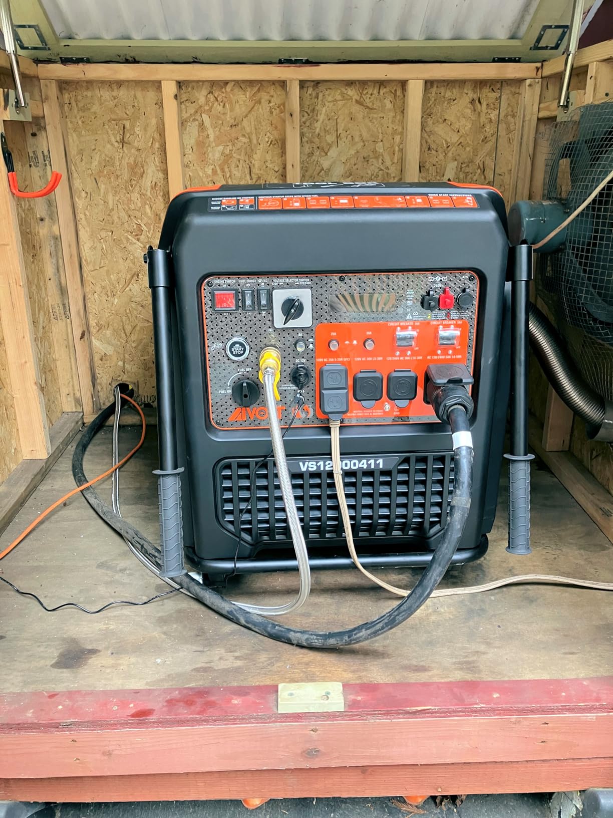 AIVOLT 4300W Dual Fuel Inverter Generator 53dB Quiet for RV Camp Home | Remote/Electric Start. 64lbs Wheels Kit. Auto-Switch Gas/Propane. 34h Propane Runtime. CO Auto-Shutoff. Parallel Ready. customer photo 2