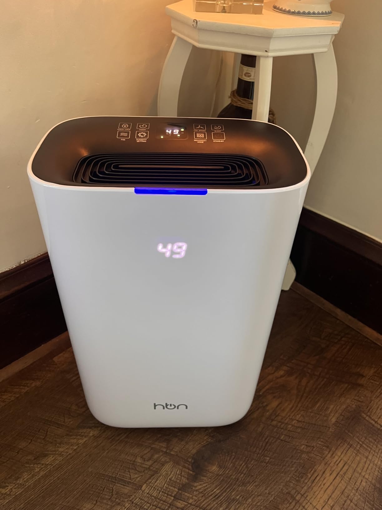 4500 Sq.Ft Dehumidifier for Basement and Large Rooms Max 80 Pint/Day Dehumidifiers with Drain Hose Smart Humidity Control 1.71Gallon Water Tank 24h Timer for Home, Bedroom, RV, Bathroom customer photo 1