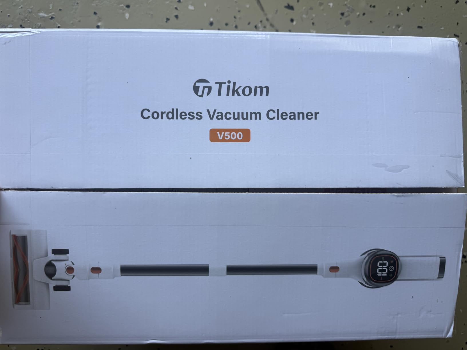 Tikom V500 Cordless Vacuum Cleaner for Home, 40000Pa/450W Stick Vacuum with LED Touch Screen, Charging Wall Dock, Anti-Tangle, Lightweight Handheld Vacuum for Pet Hair, Hard Floor, Carpet, Blue customer photo 1