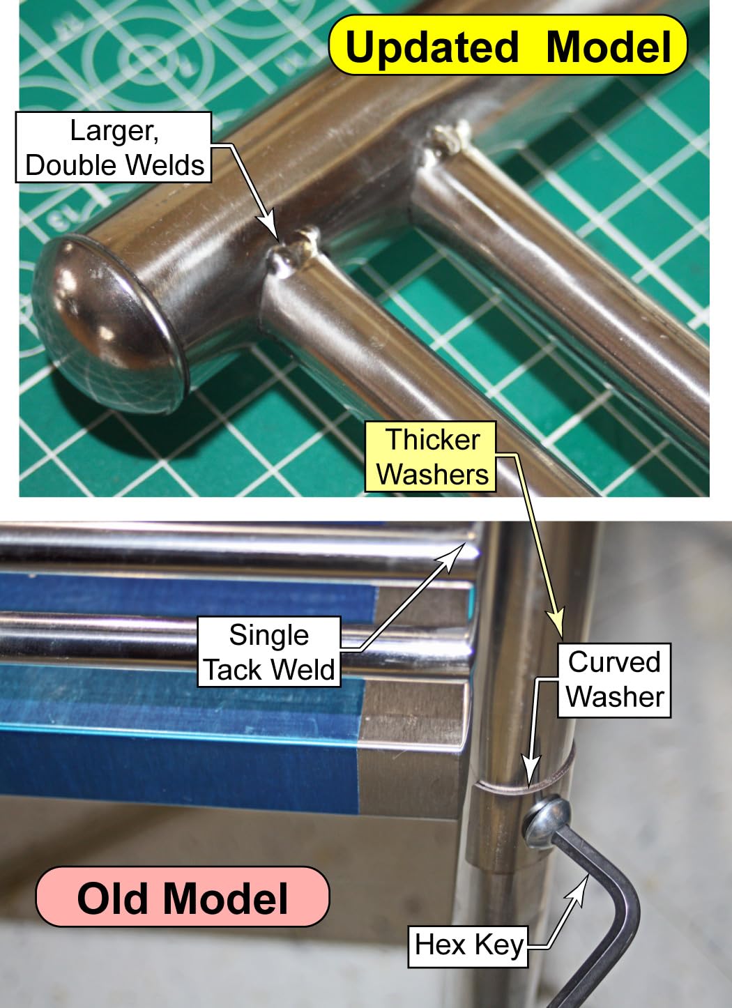 *Improved & Upgraded* Medical Stainless Steel 2 Tier Rolling Cart with Wheels and Drawers | Dental Hospital Nursing Trolley | Easy-to-Disinfect Phlebotomy Mobile Workstation customer photo 2