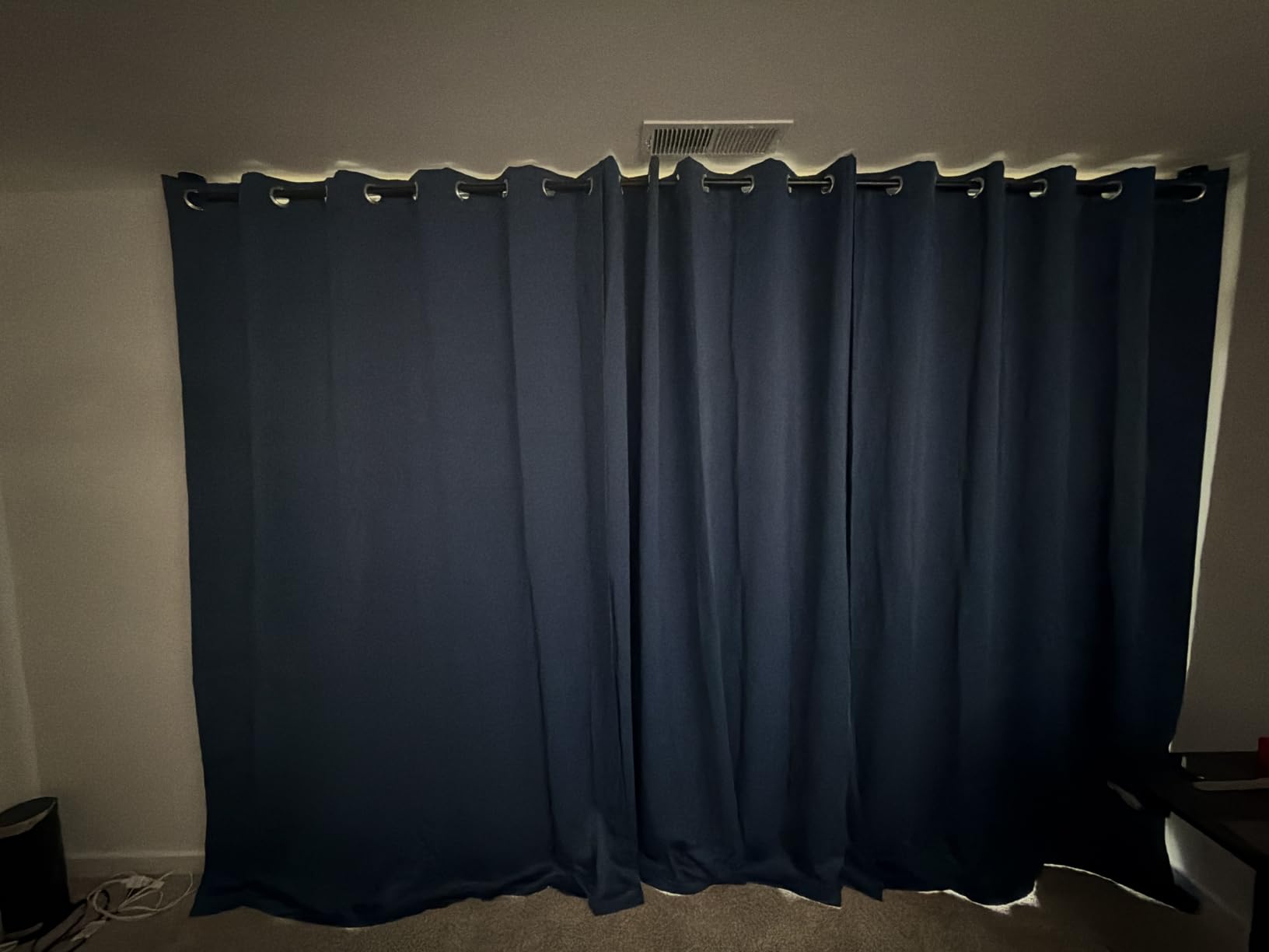 IGEMAEVE Blackout Curtains for Bedroom Grommet Black 100