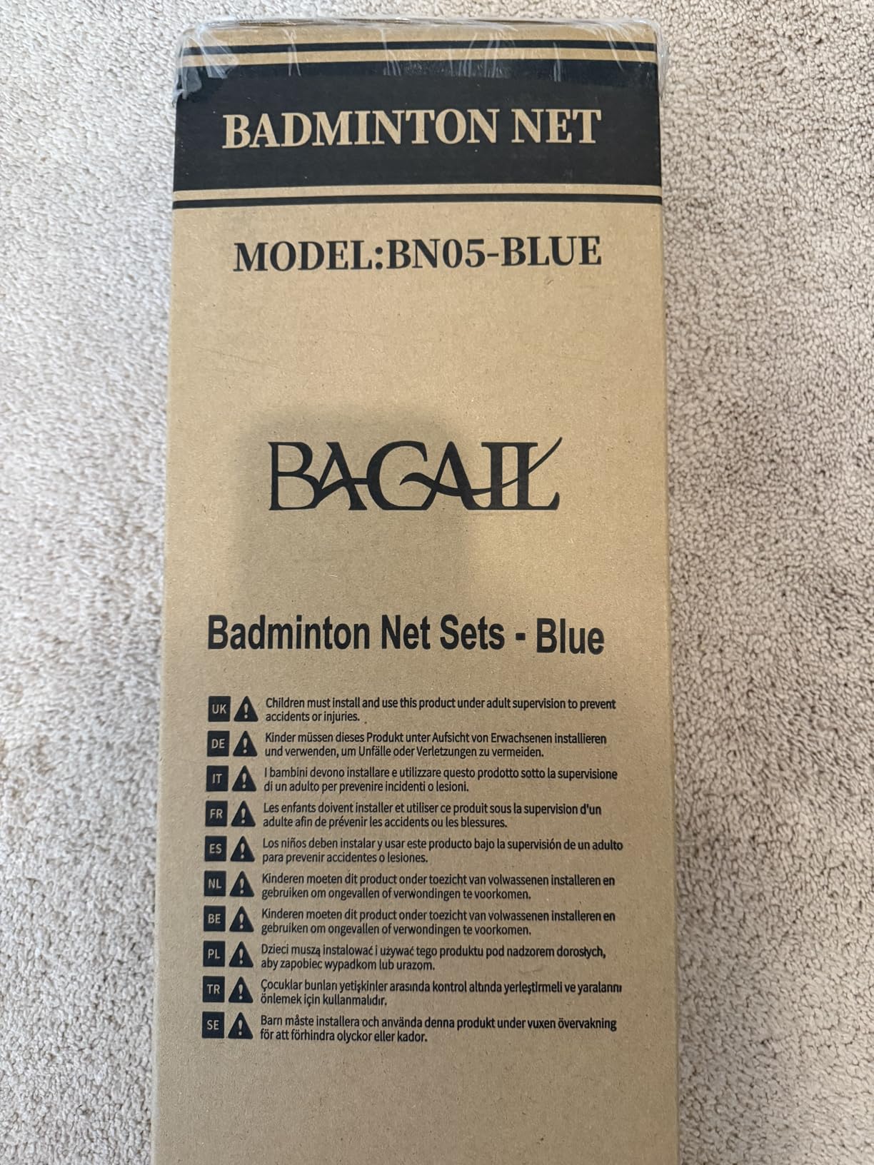 BAGAIL Outdoor Badminton Net Set with Anti-Sag Winch System - Official Size 20ft x 5ft, 4 Rackets, 3 Shuttlecocks, Durable PE Net & Carry Bag for Backyard, Beach, Family Games customer photo 2