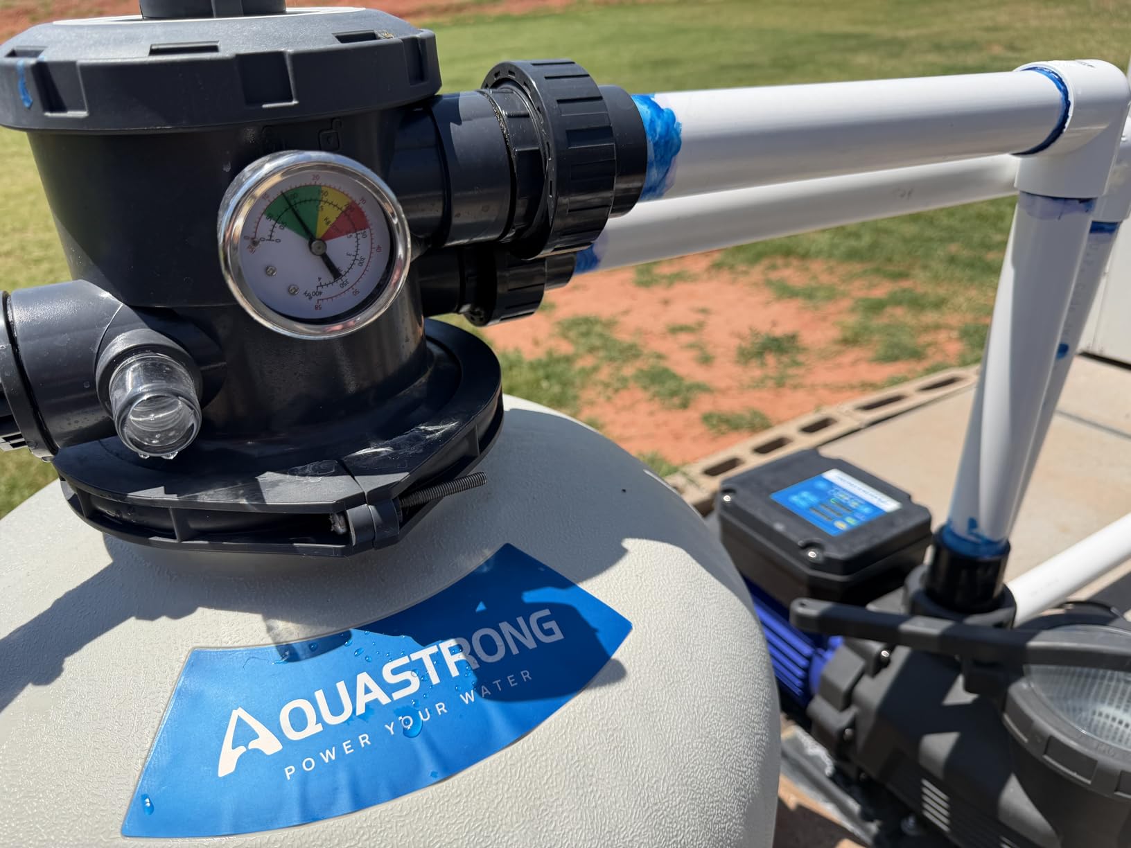 AQUASTRONG Swimming Pool Heat Pump, Pool Heater for Above Ground and Inground Pool, Heating and Cooling Pool Heater, for Large 21000 Gallons customer photo 1
