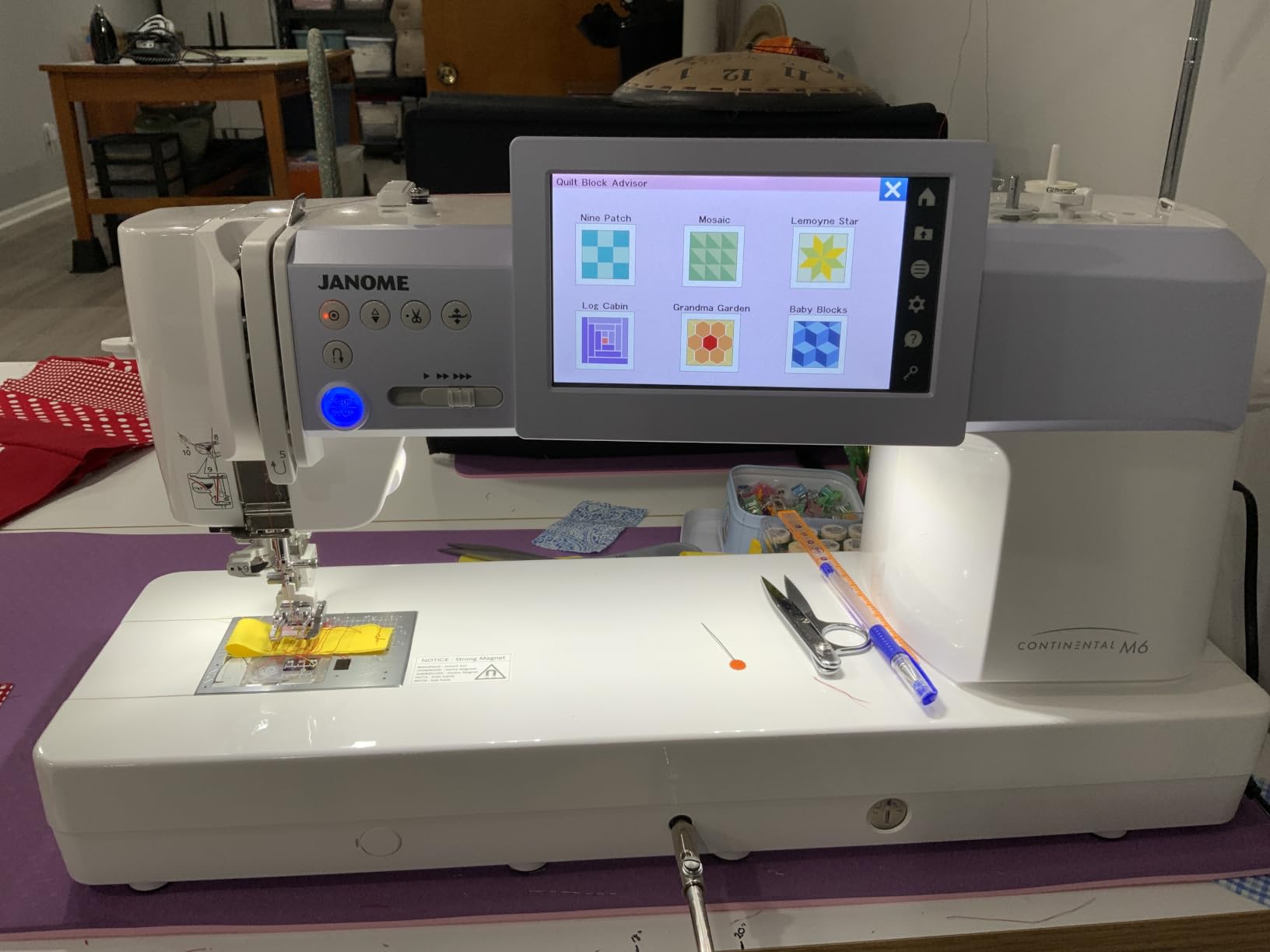 Janome Continental M6 Flatbed Quilting and Sewing Machine with Bonus Kit customer photo 1