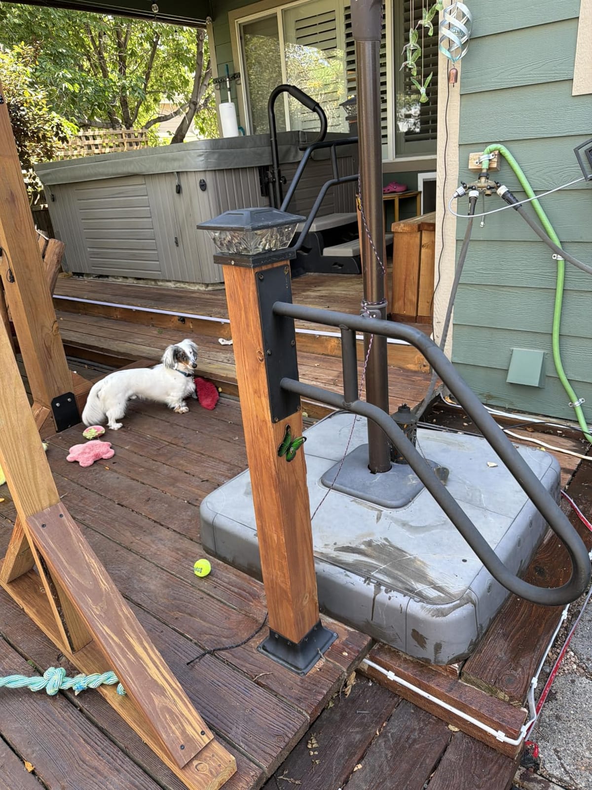 Peasur 4x4 Solar Post Cap Lights Outdoor with 3 Lighting Modes, 2 Packs LED Post Light Solar Powered Waterproof, Fence Deck Lights for 4x4/3.5x3.5 Wood/Vinyl Posts customer photo 2
