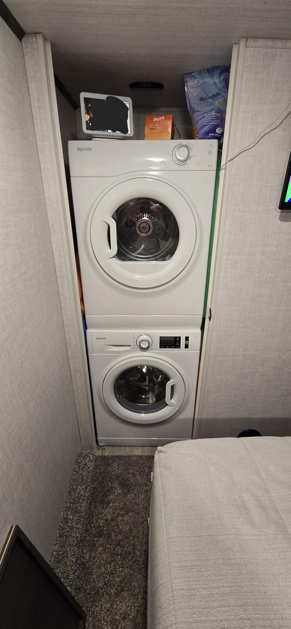 Splendide DV1725X & WFL2500X Replaces WFL1300XD Washer & DV6500X Dryer Stacked Bundle with Vent Kit & SK04 Stack Kit Included customer photo 1